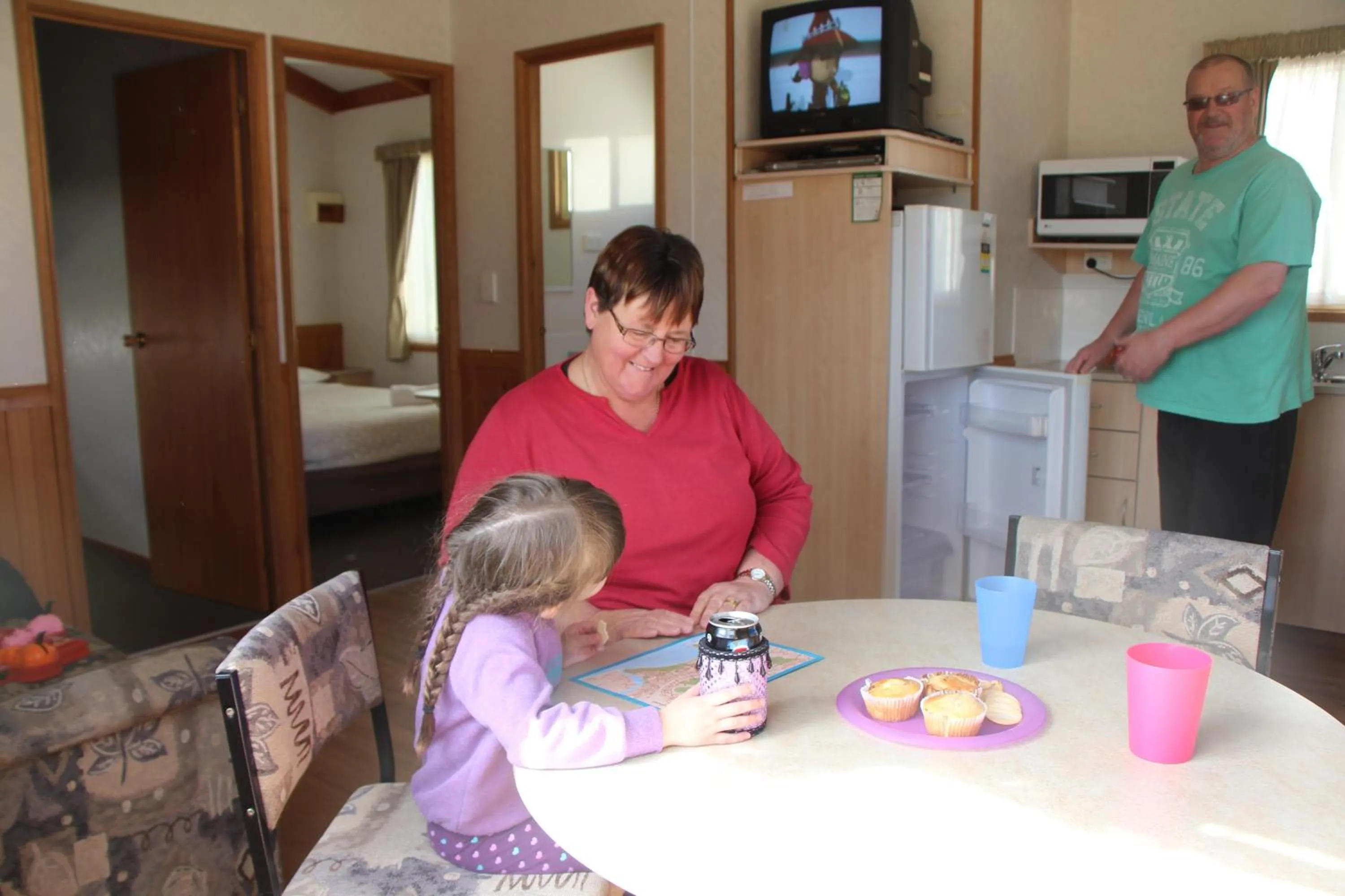 Kitchen or kitchenette in Warrnambool Motel and Holiday Park
