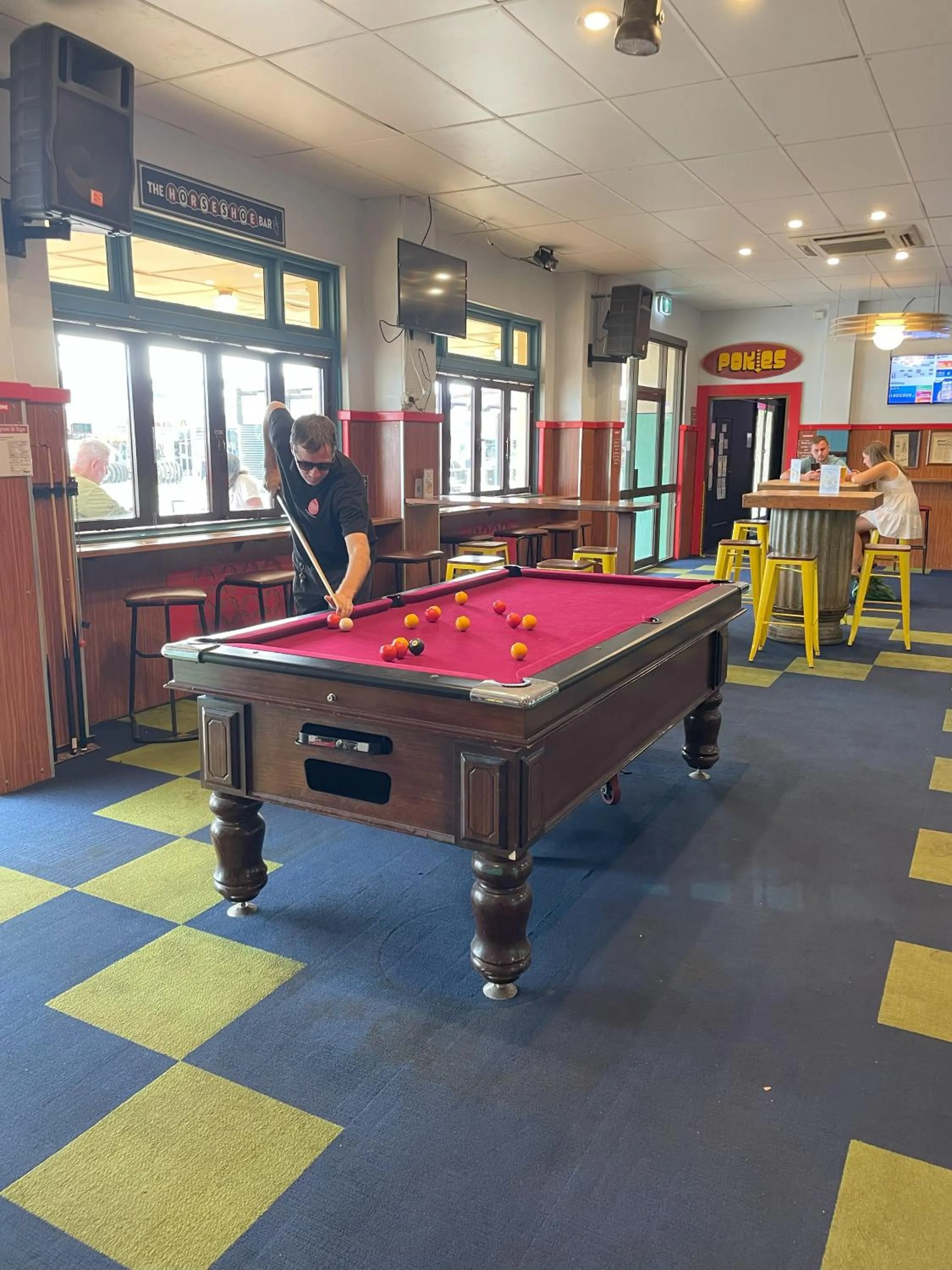 Billiard in North Gregory Hotel