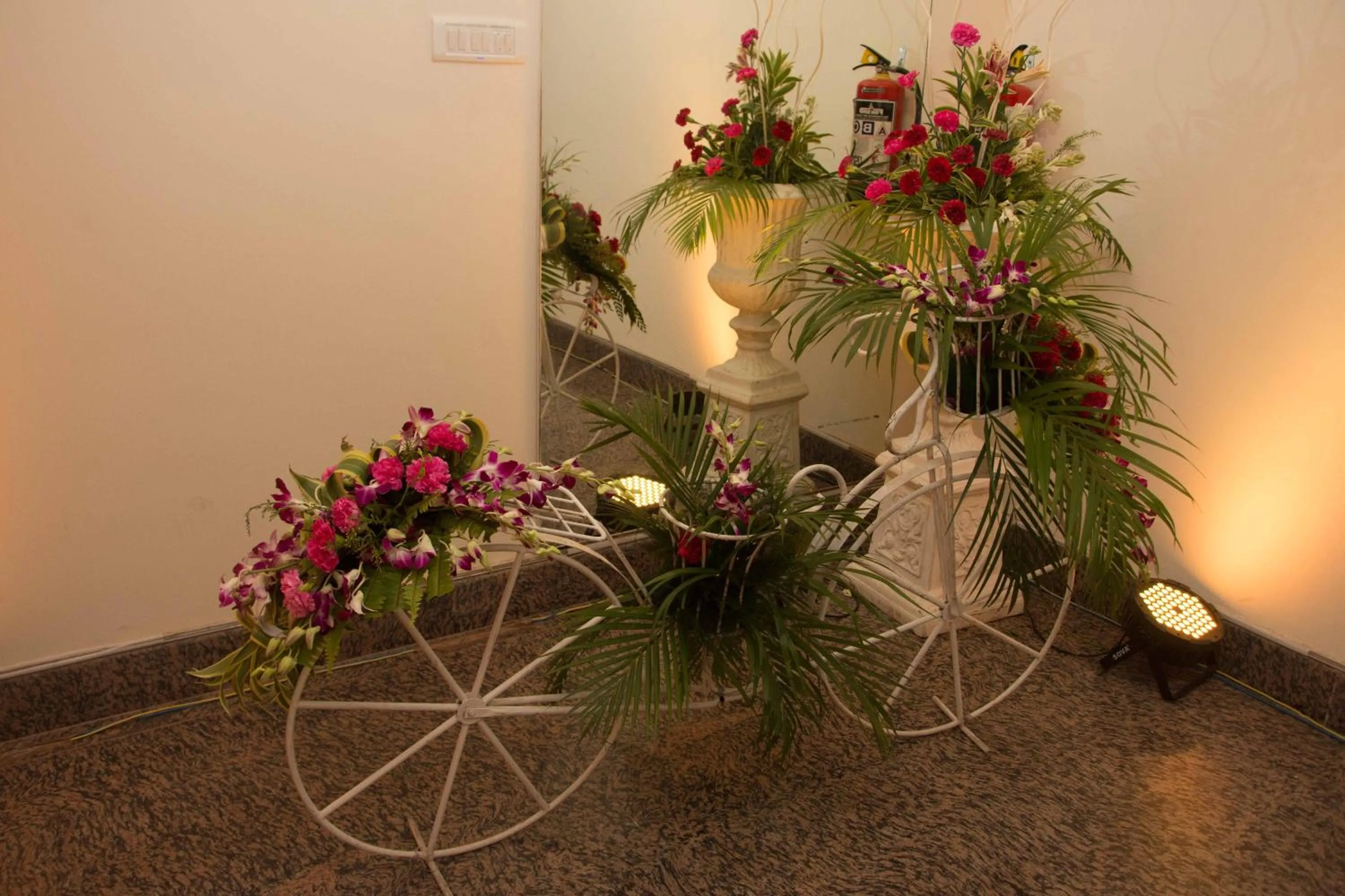 Decorative detail in Comfort Inn Shubhra, Ghazipur