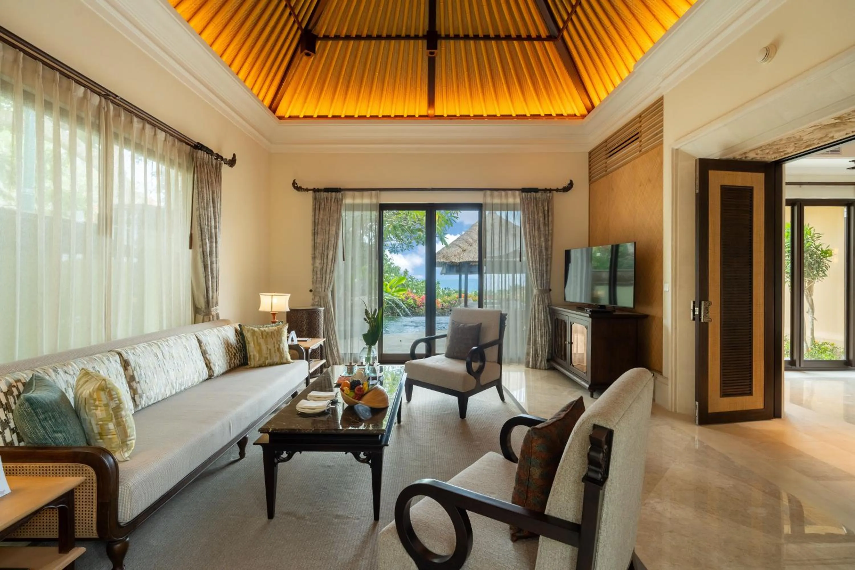 Living room in AYANA Villas Bali