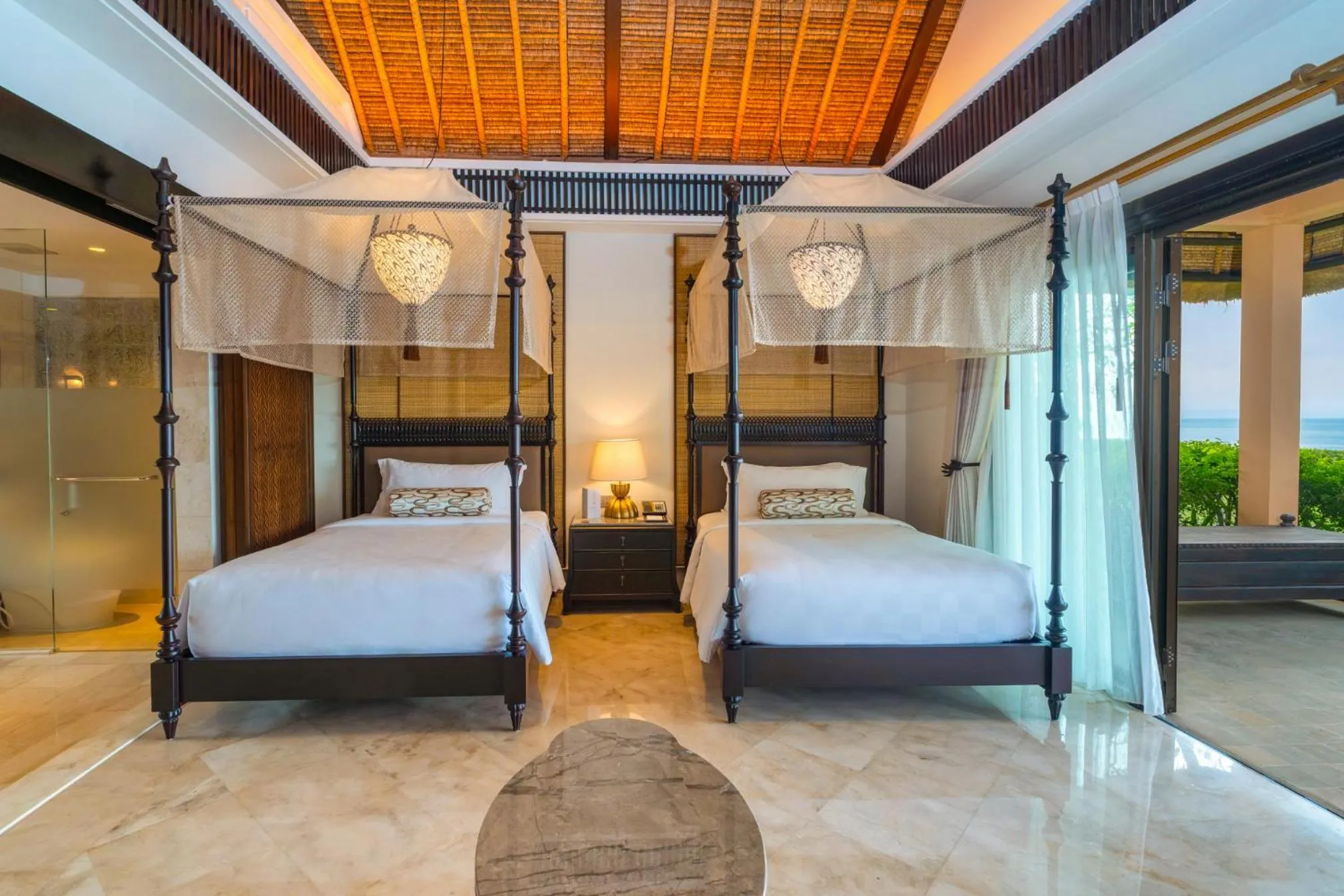 Bed in AYANA Villas Bali