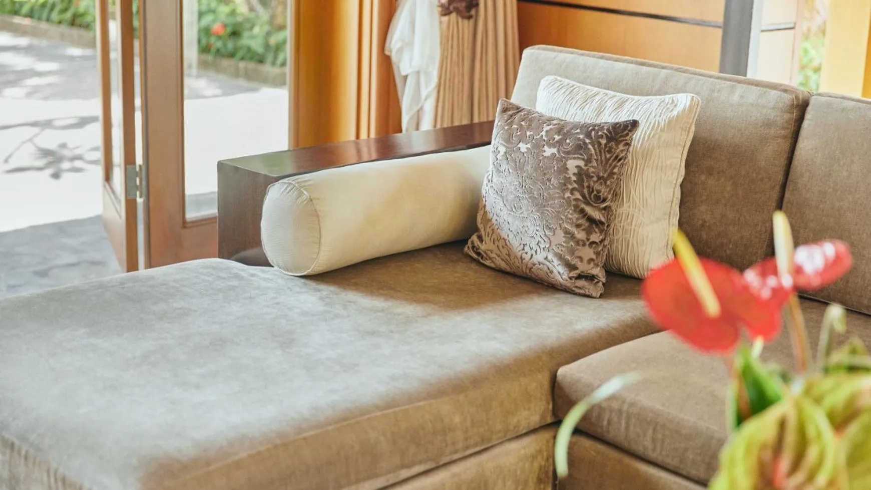 Seating area in AYANA Villas Bali