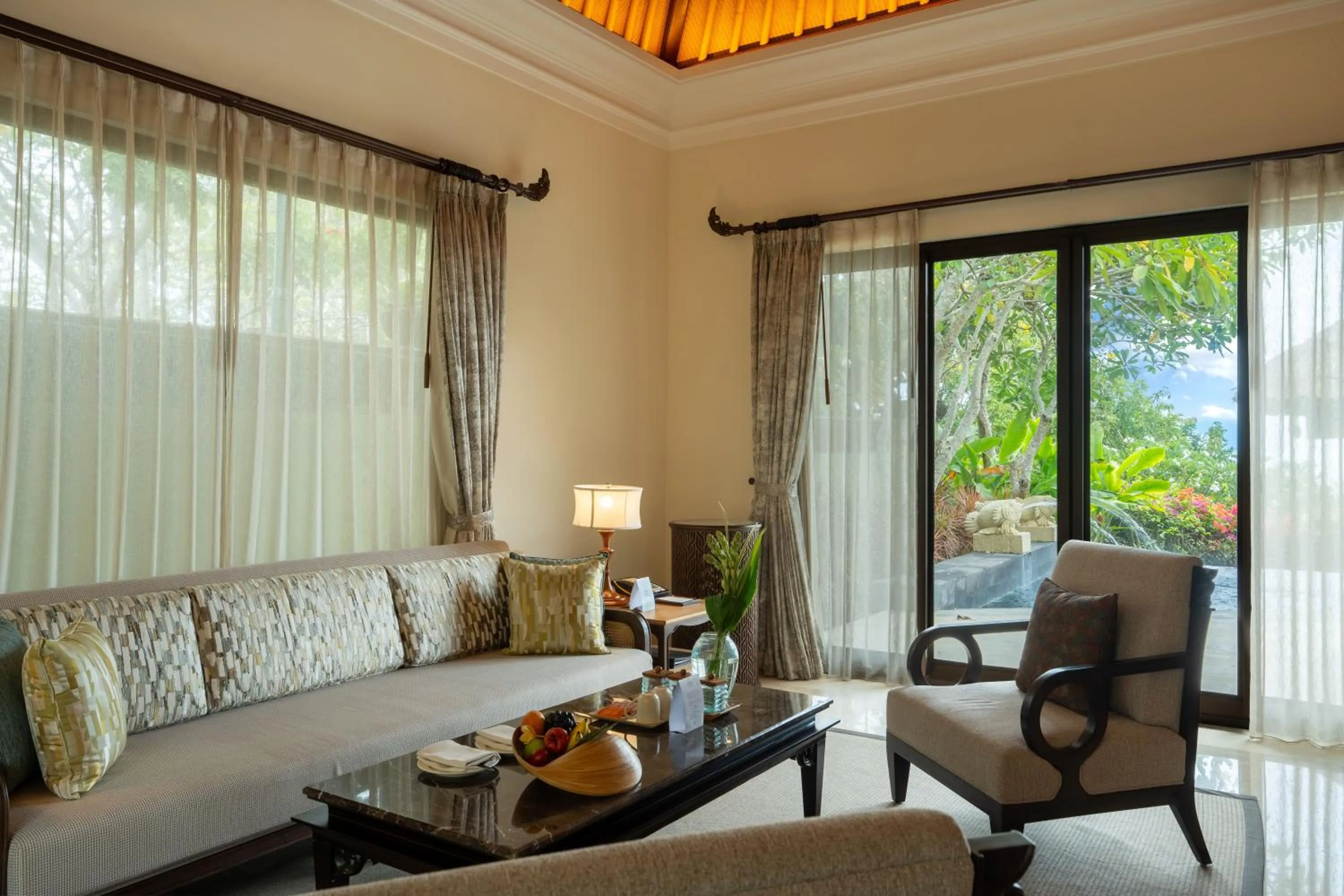 Living room in AYANA Villas Bali