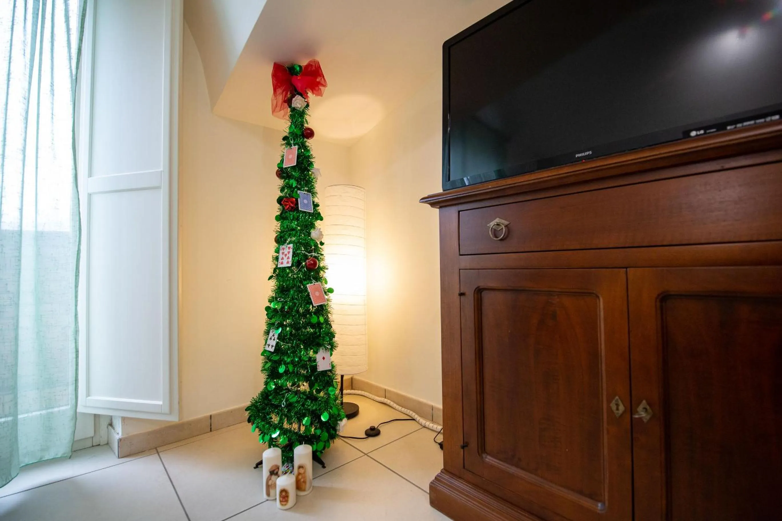 Communal lounge/ TV room in B&B delle Meraviglie Salerno Hills