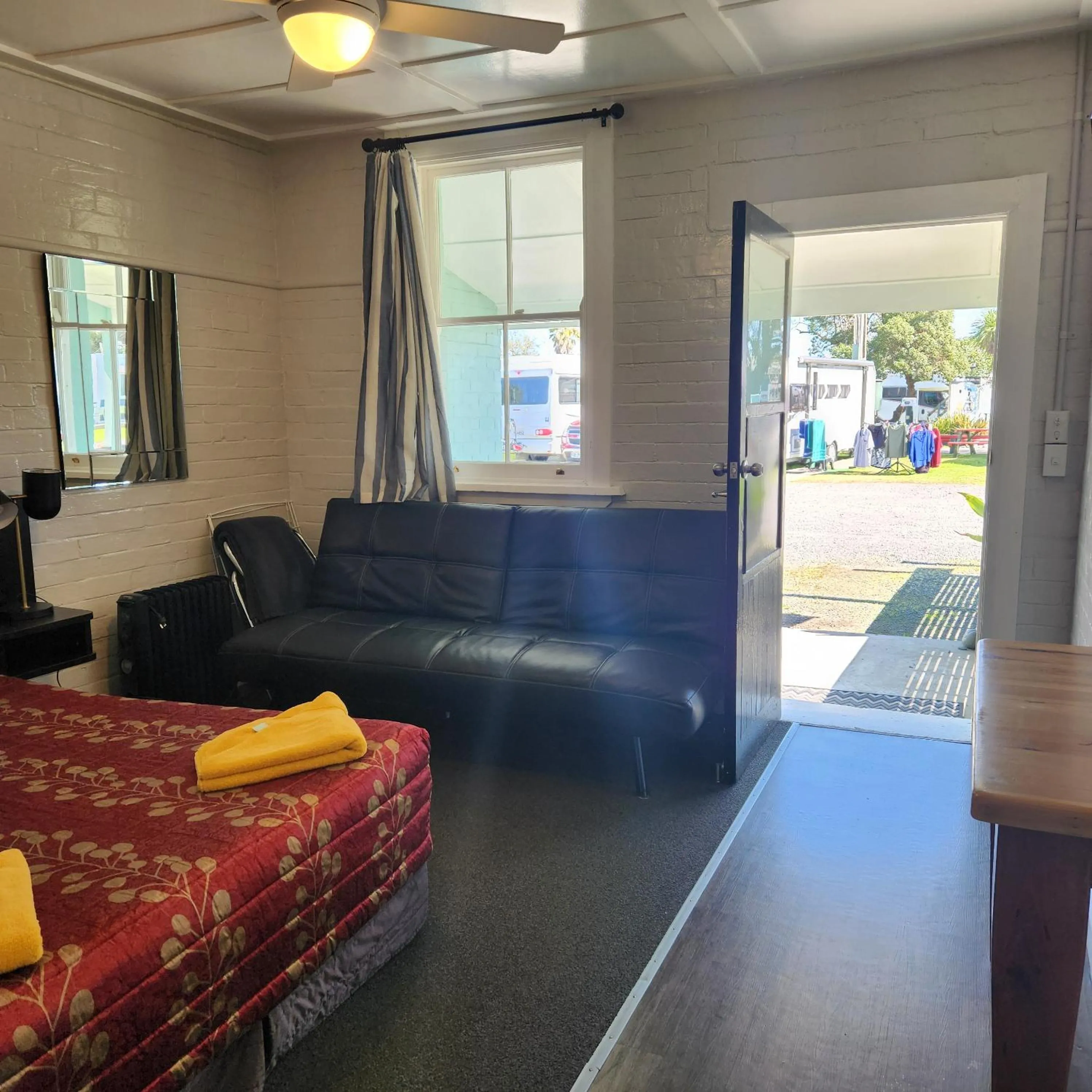 Bed in Westshore Holiday Park