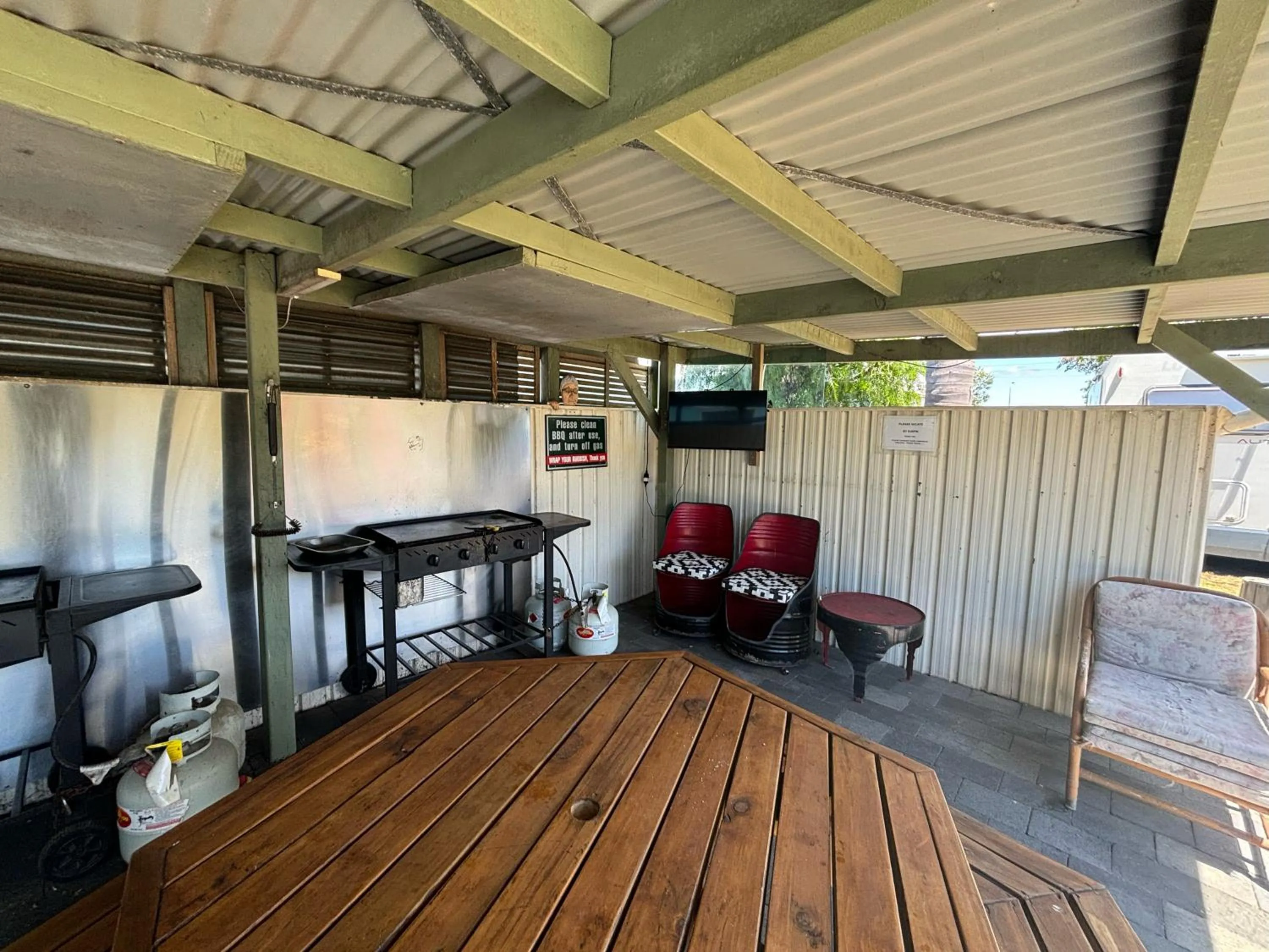 BBQ facilities in Westshore Holiday Park