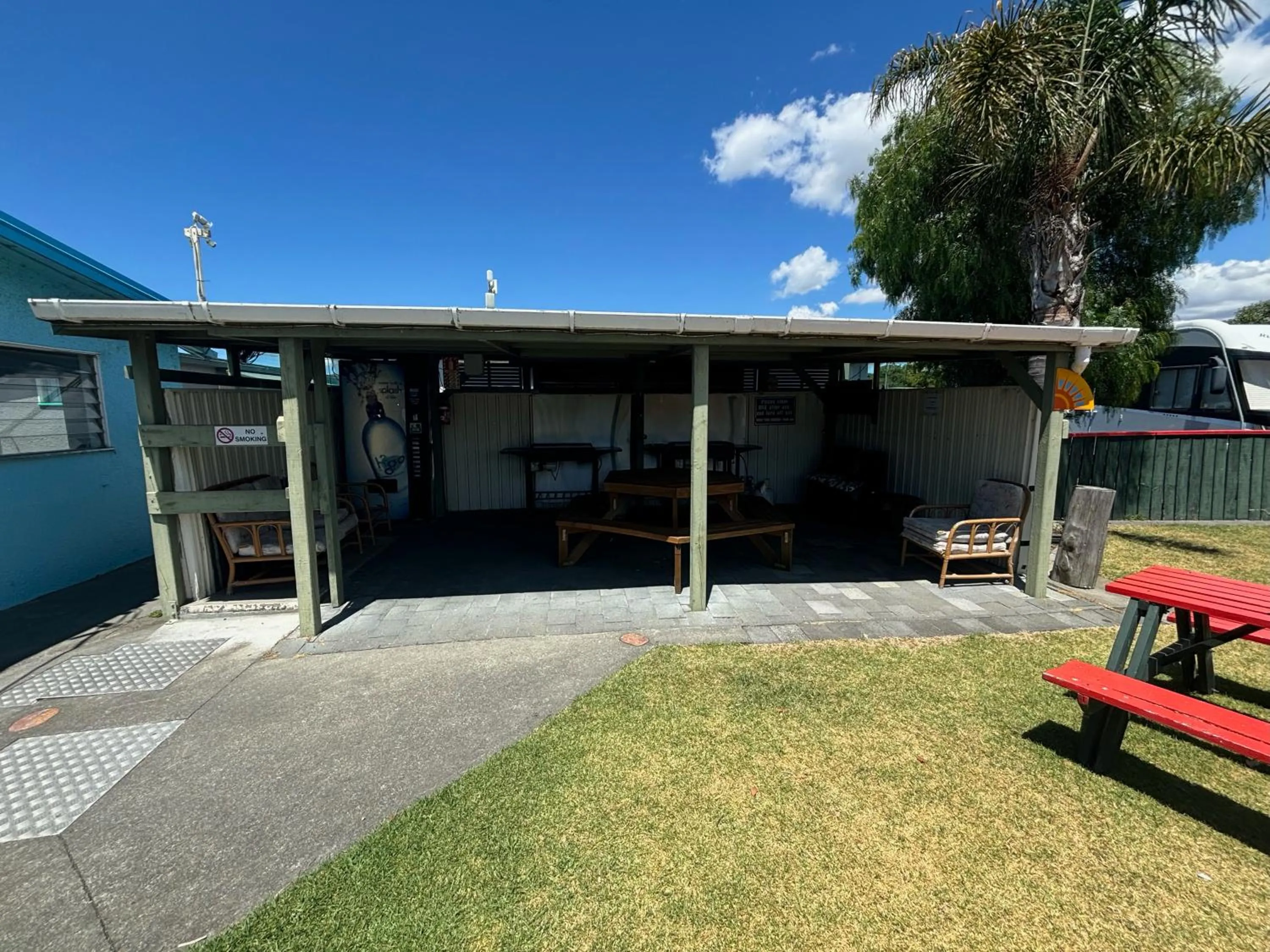 Communal lounge/ TV room in Westshore Holiday Park