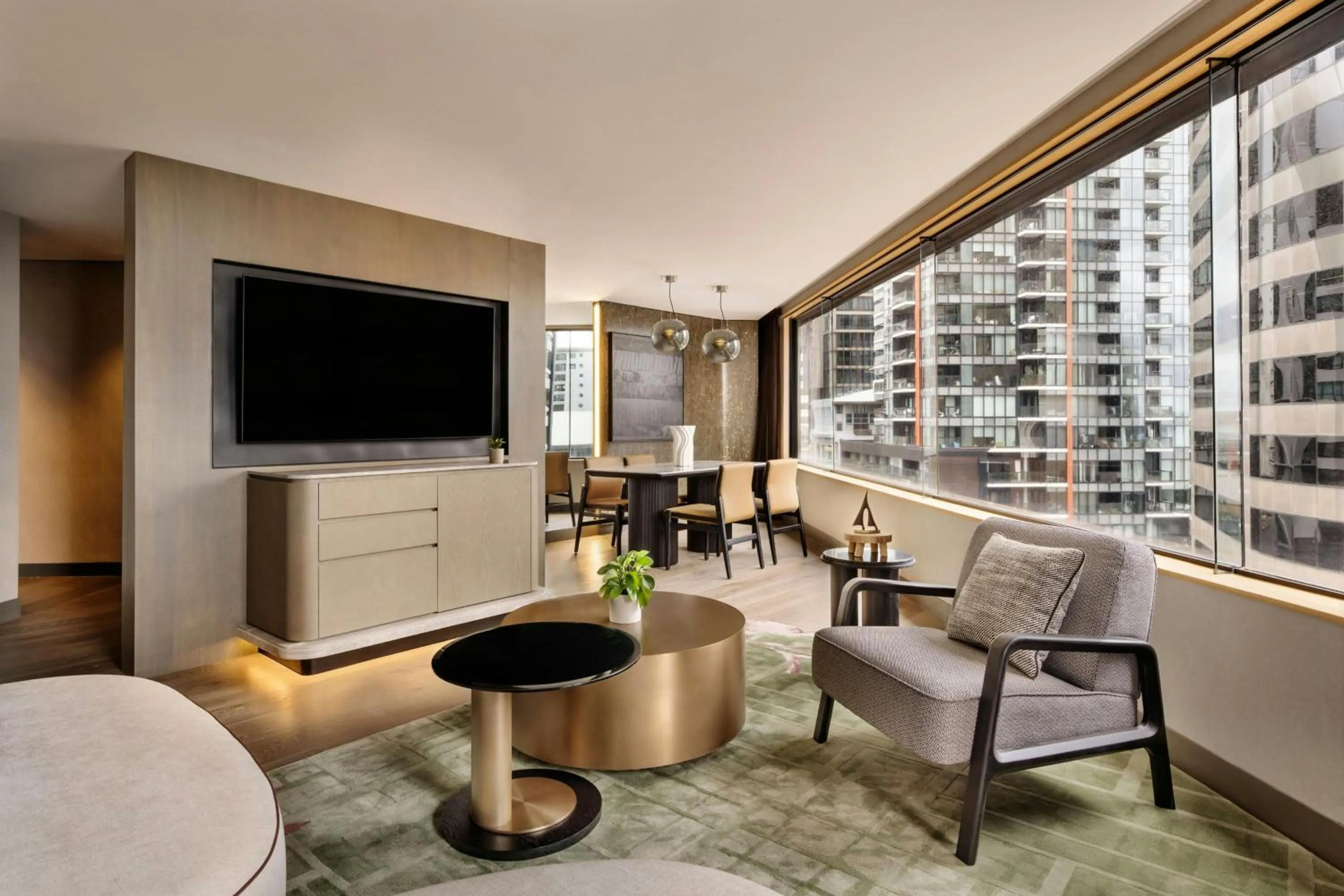 Photo of the whole room in JW Marriott Auckland