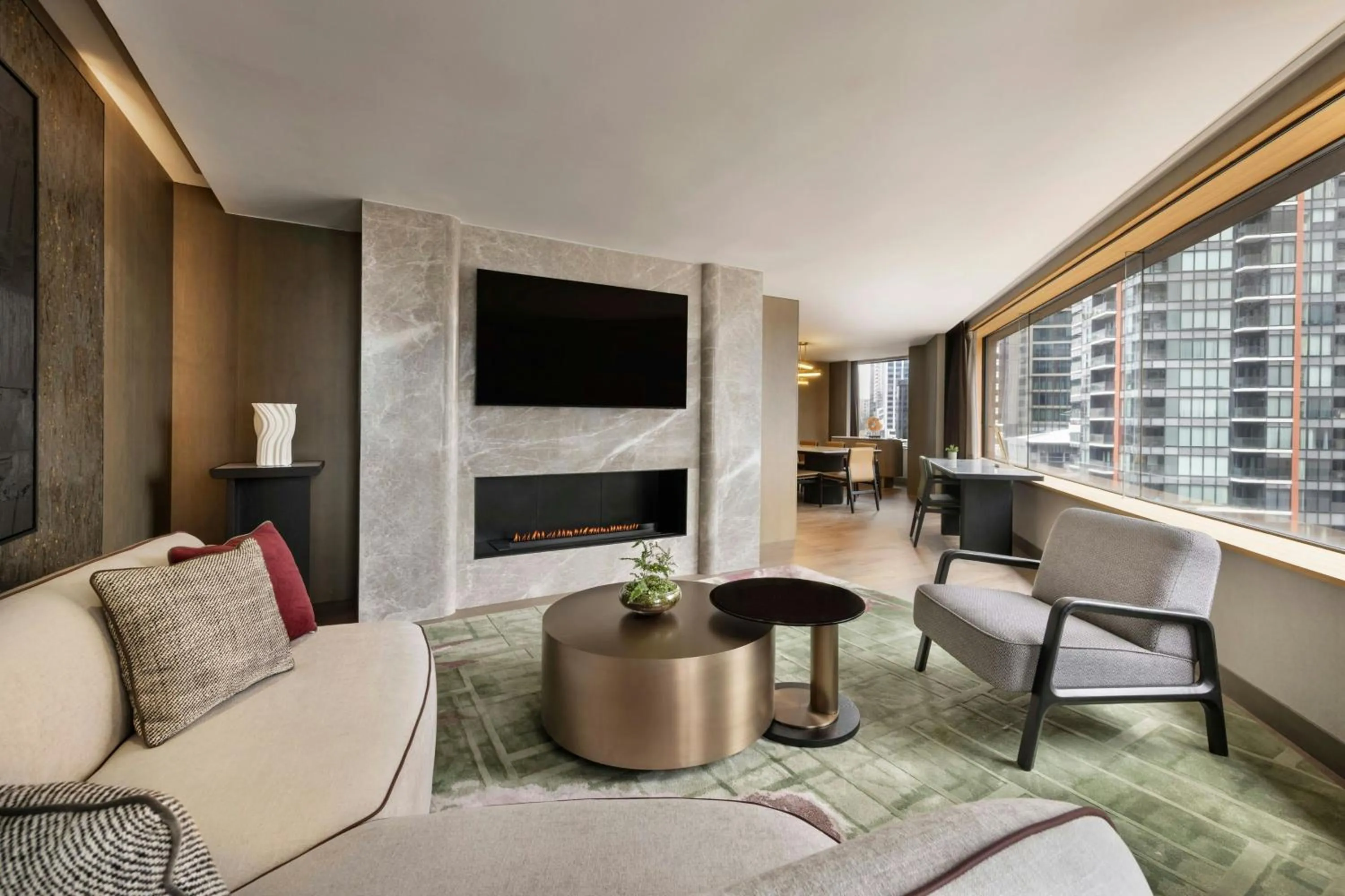 Photo of the whole room in JW Marriott Auckland