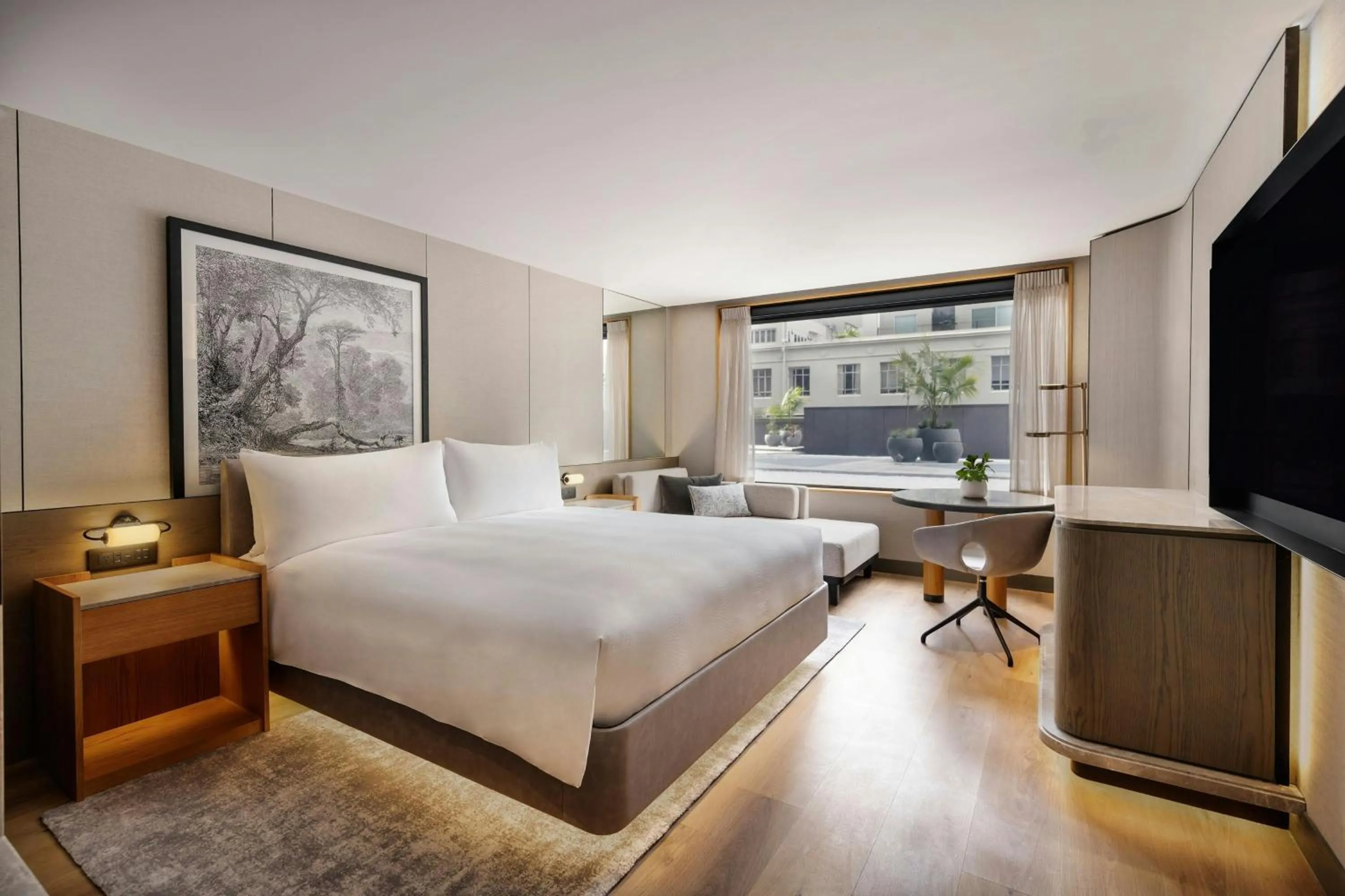 Photo of the whole room, Bed in JW Marriott Auckland