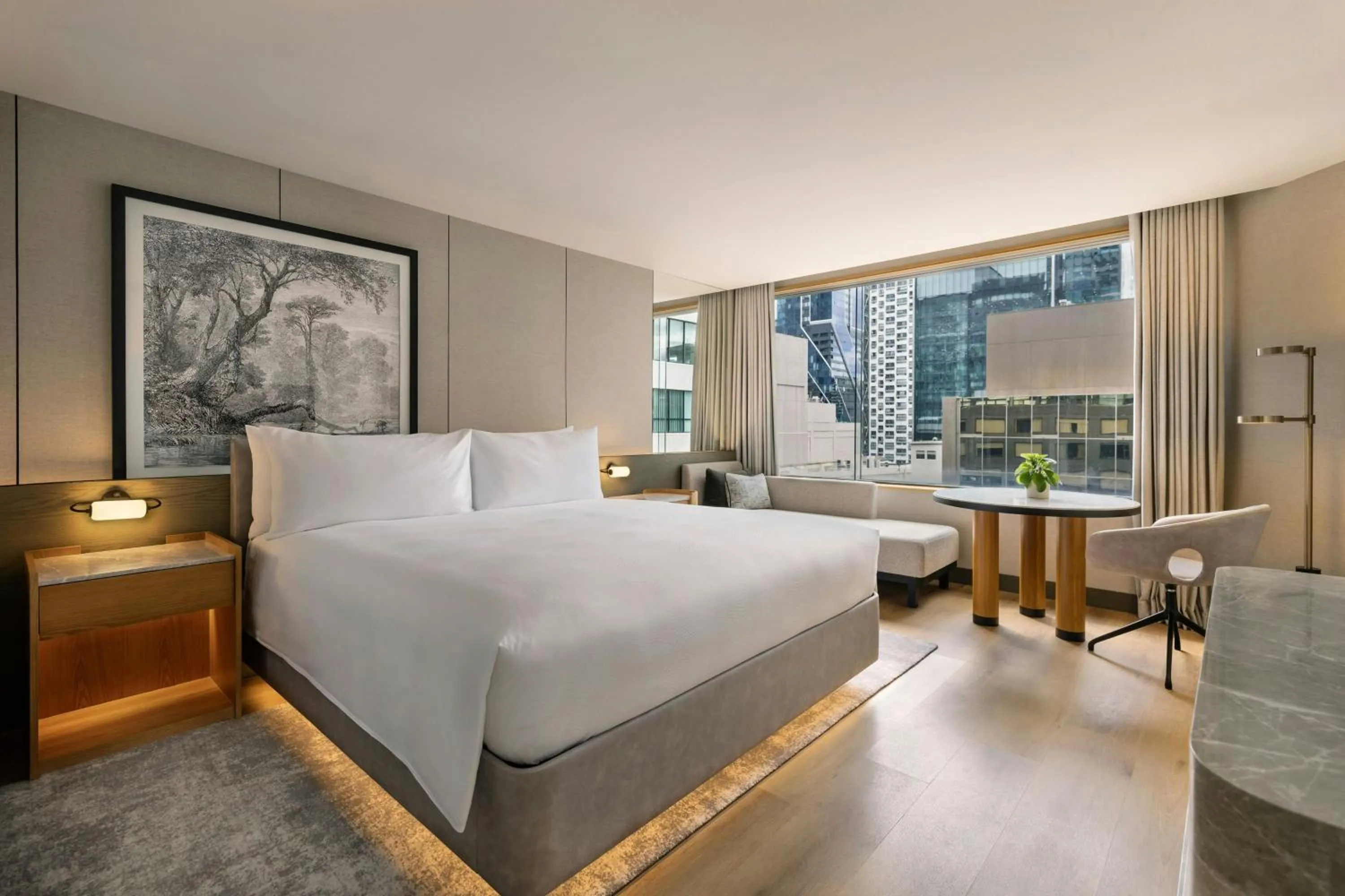 Bedroom, Bed in JW Marriott Auckland