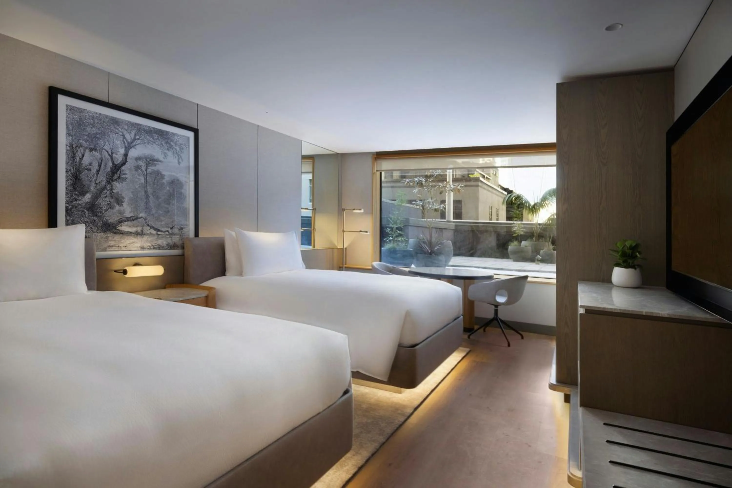 Photo of the whole room, Bed in JW Marriott Auckland