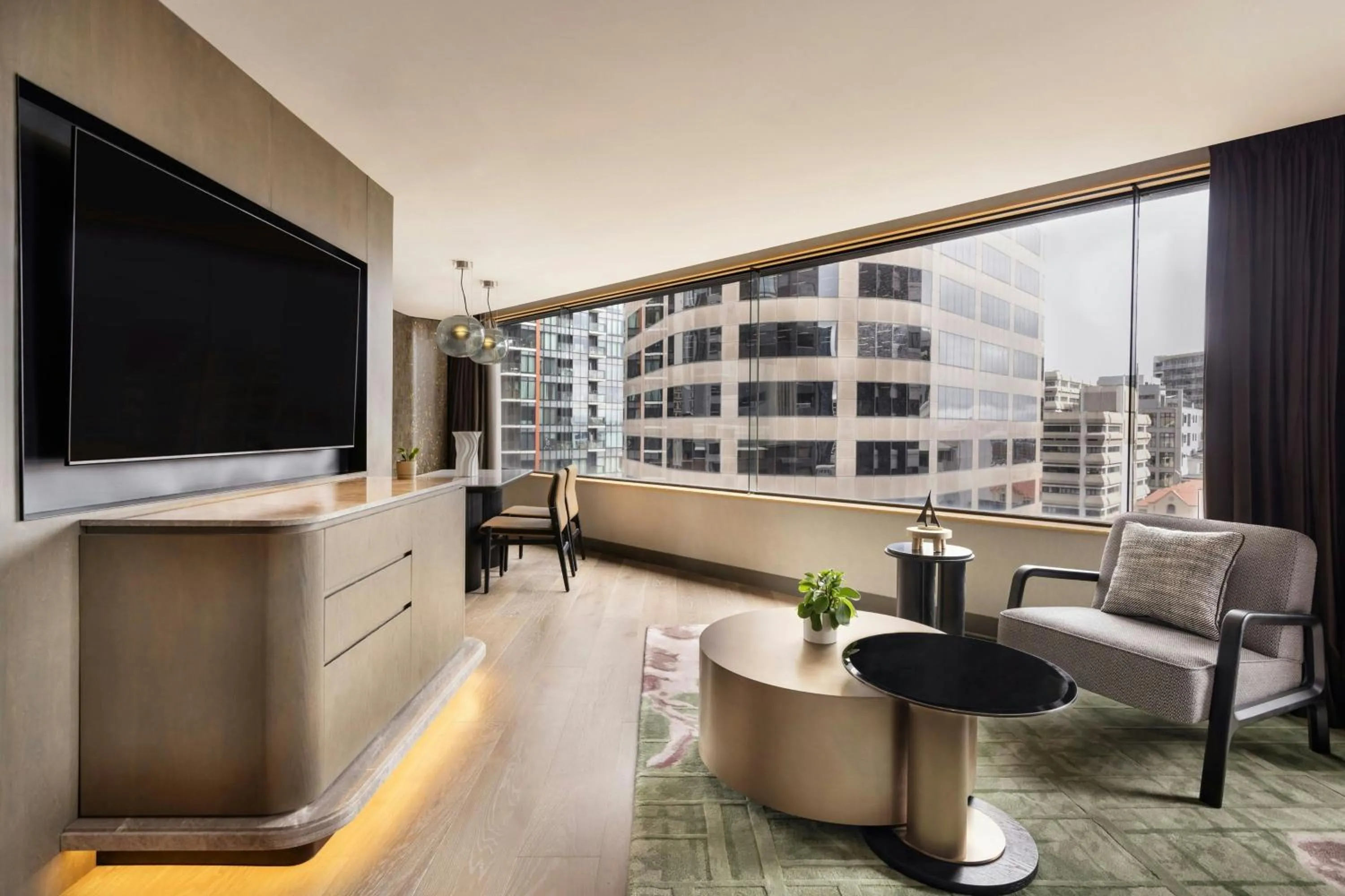 Photo of the whole room in JW Marriott Auckland