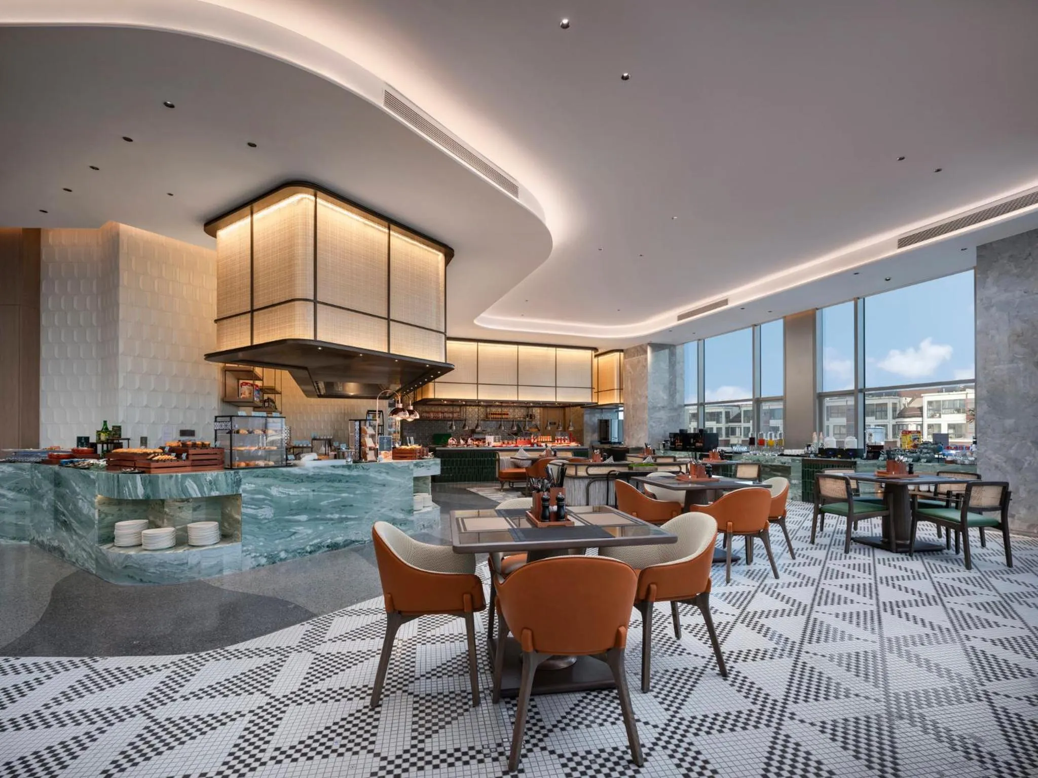 Restaurant/places to eat in Holiday Inn Express Qingdao Shibei by IHG