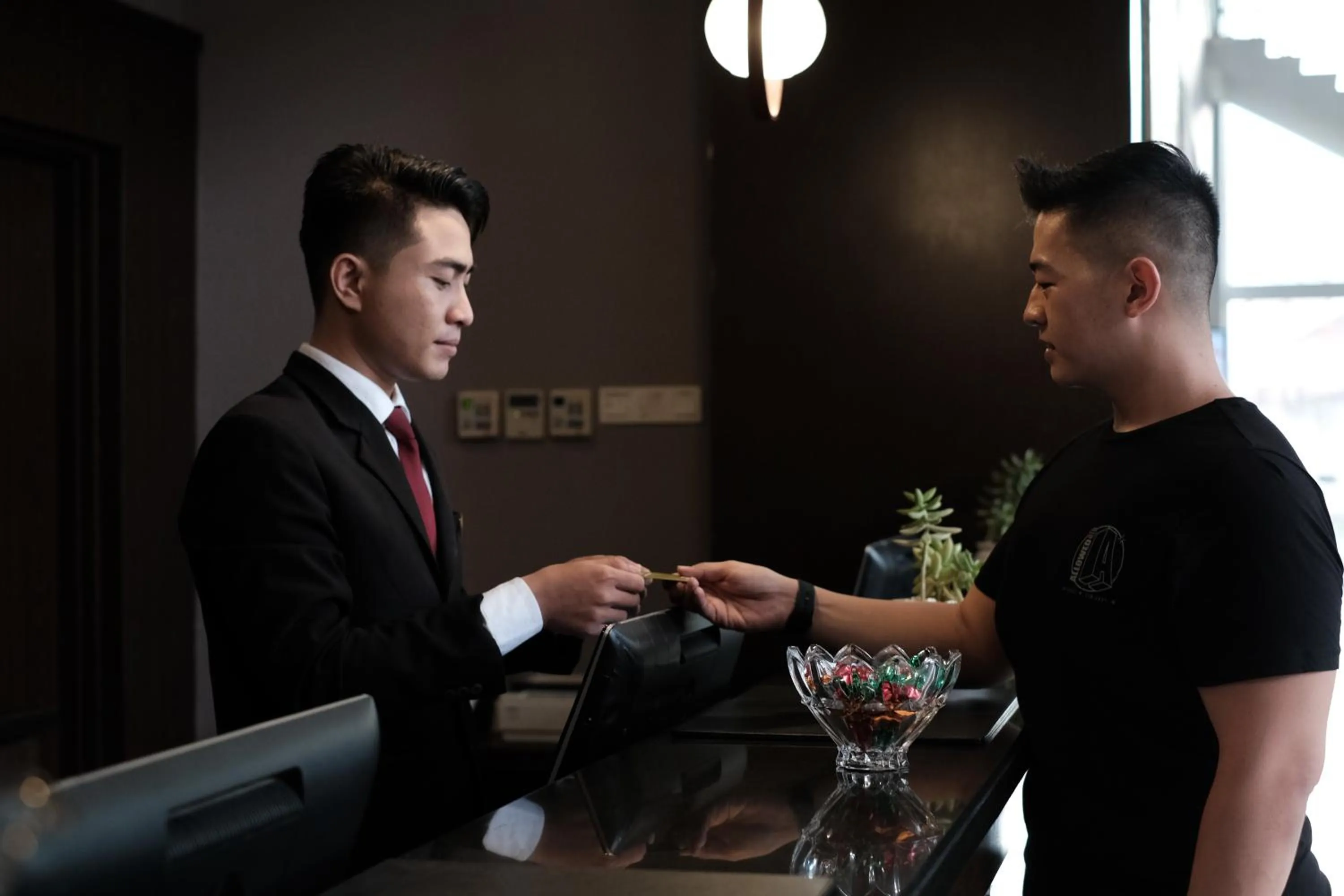 Lobby or reception in Hotel Santika Palu