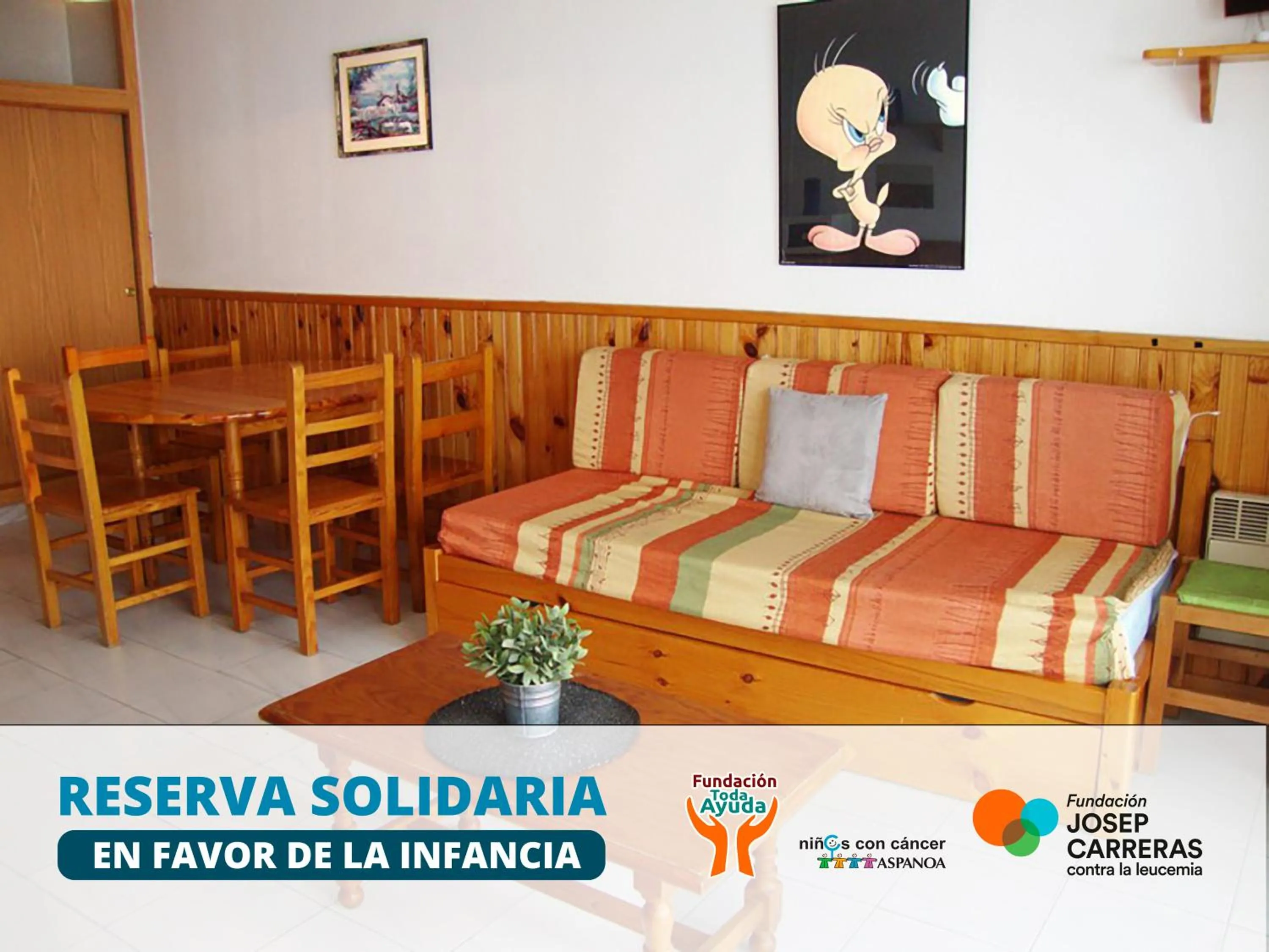 Living room in Apartamentos Paradis Blanc 3000