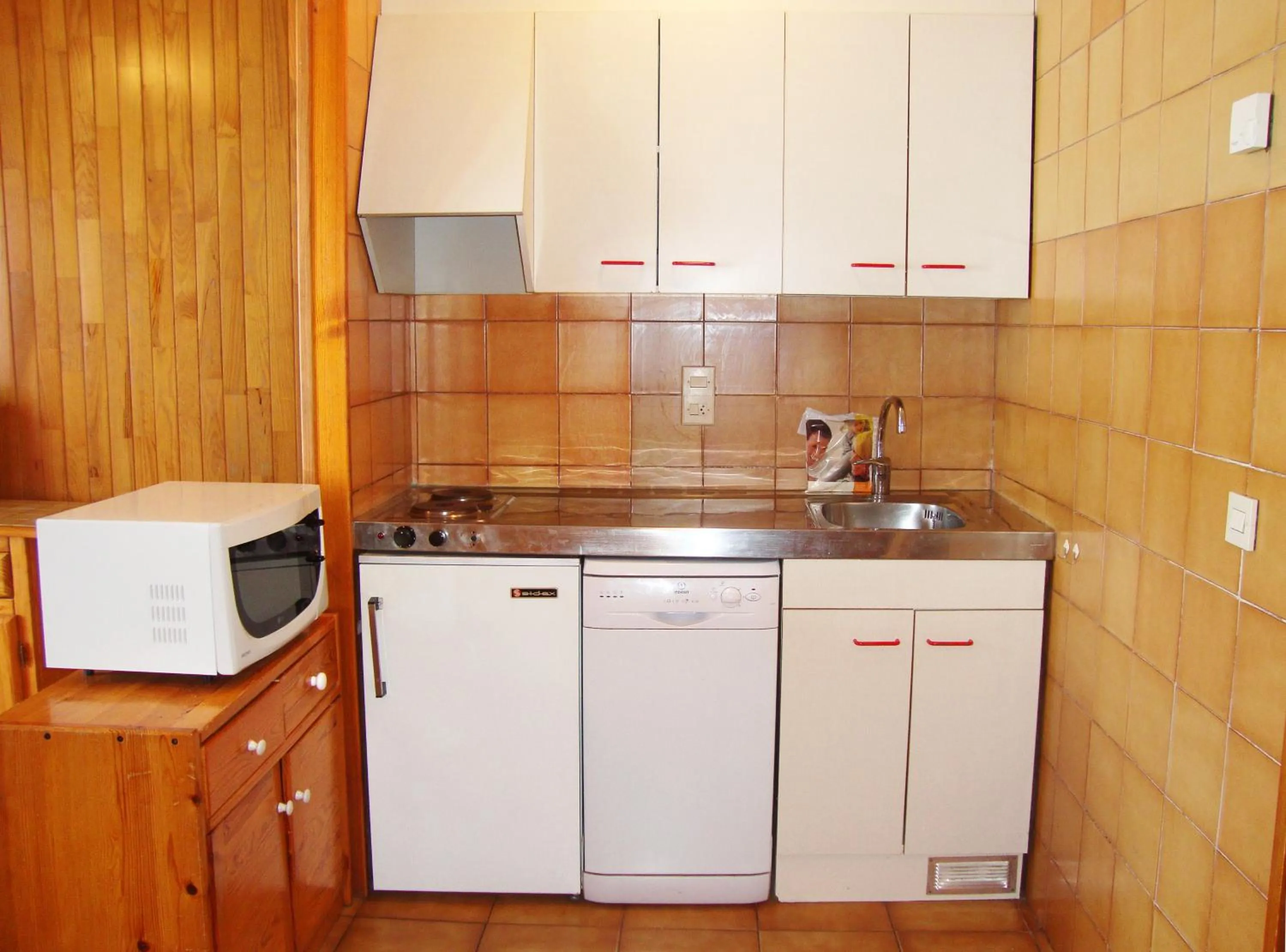 Kitchen or kitchenette in Apartamentos Paradis Blanc 3000