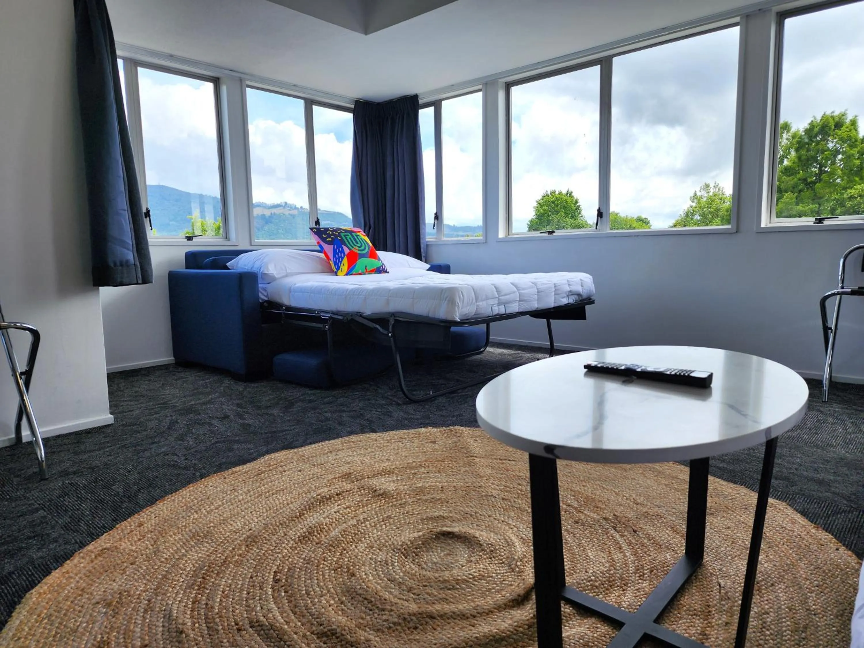 Bedroom, Bed in Urban Lounge Sleepery, SureStay Collection by BW