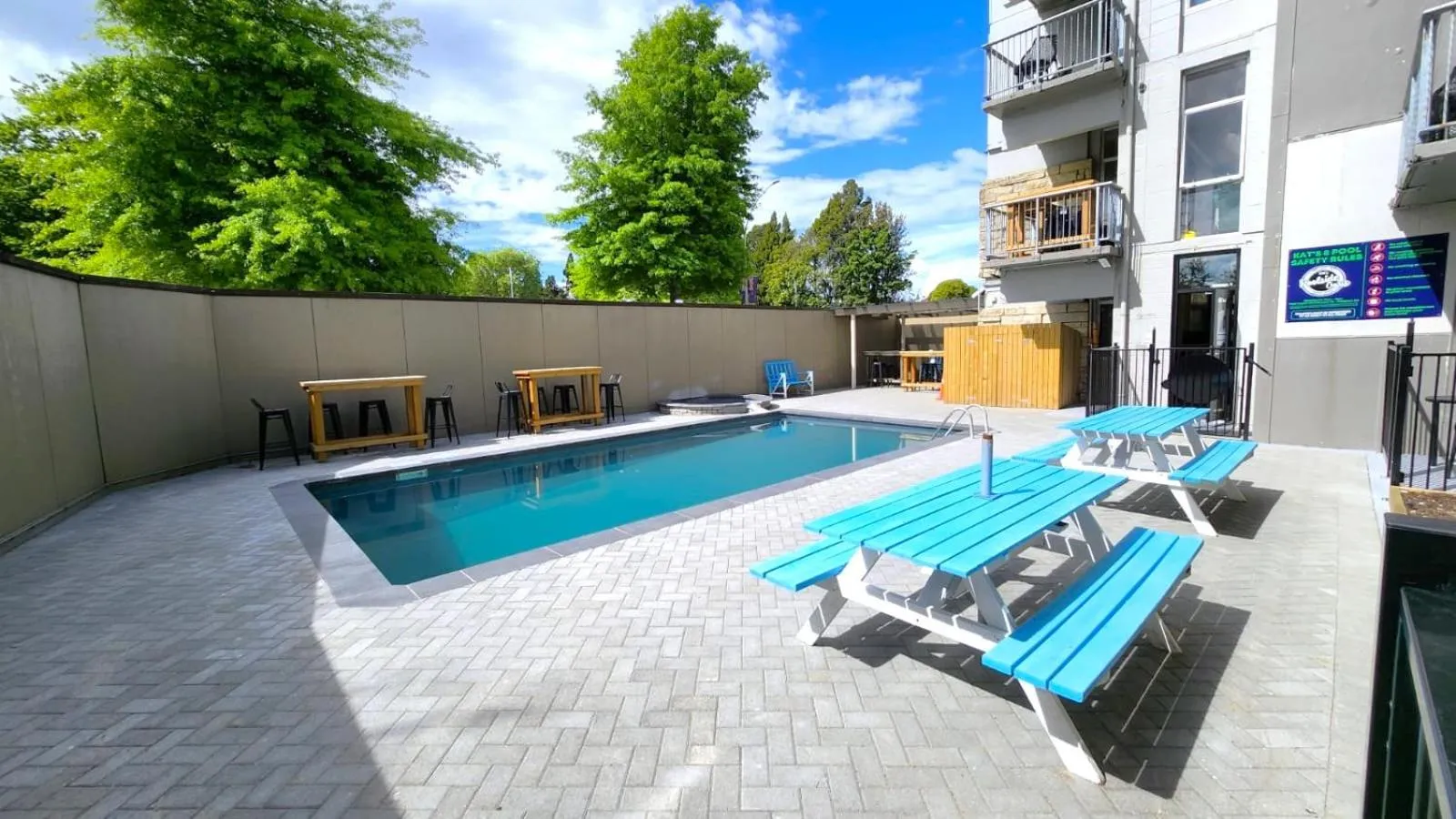 Pool view in Urban Lounge Sleepery, SureStay Collection by BW