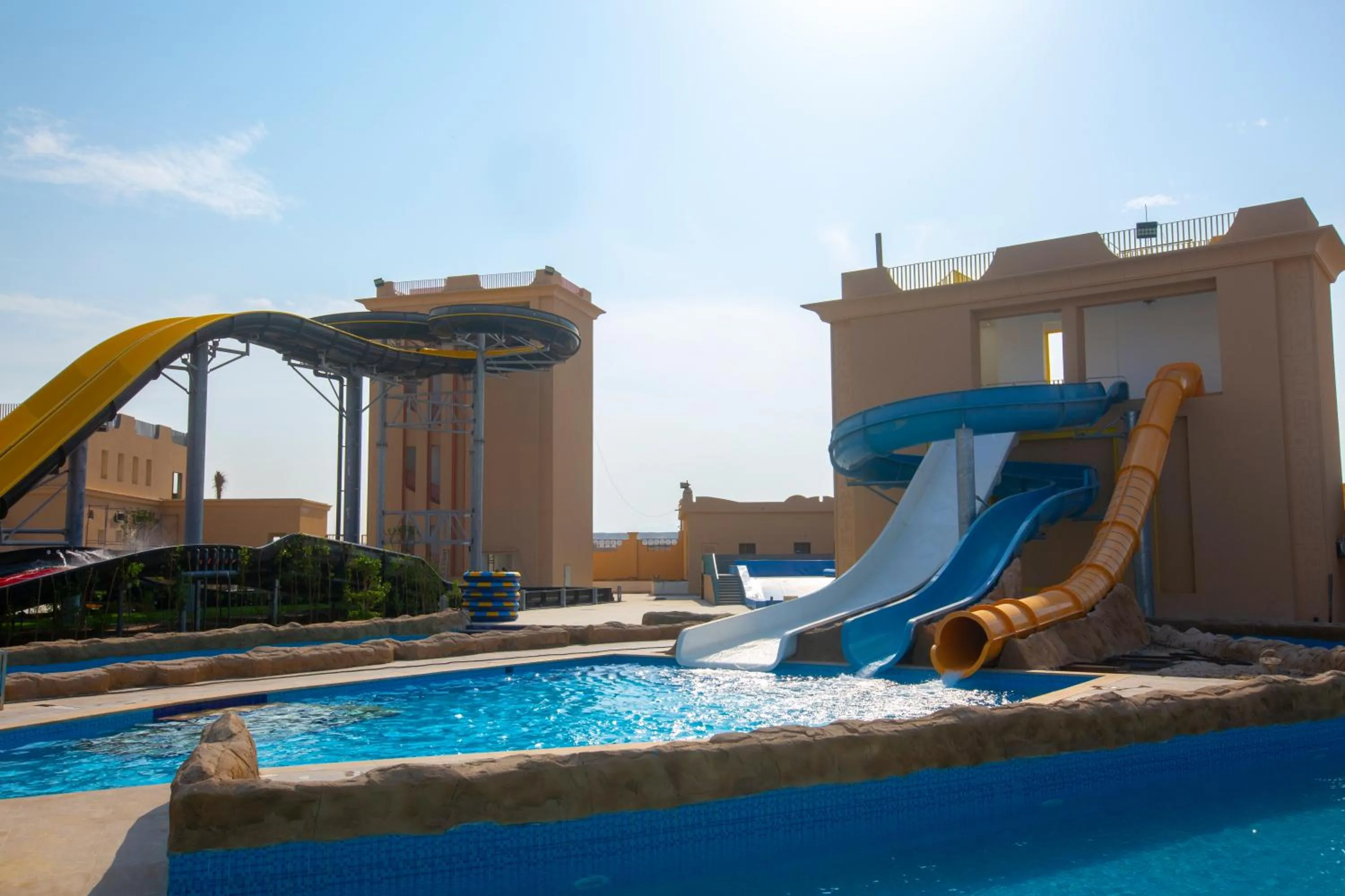 Aqua park in Stella Gardens Resort & Spa, Makadi Bay