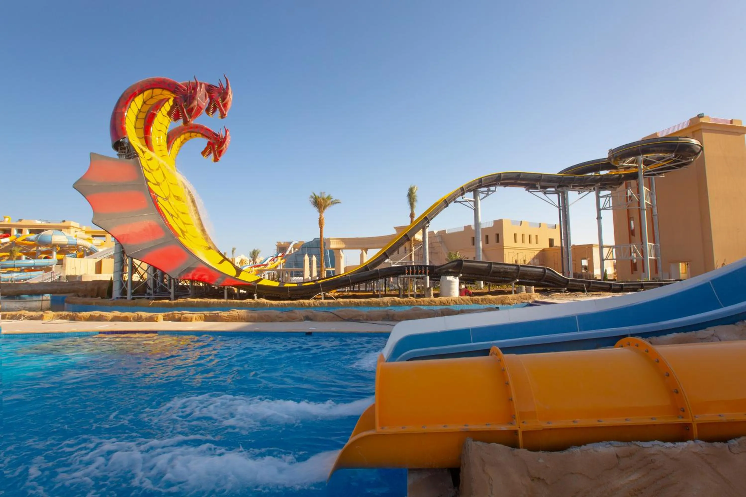 Aqua park in Stella Gardens Resort & Spa, Makadi Bay