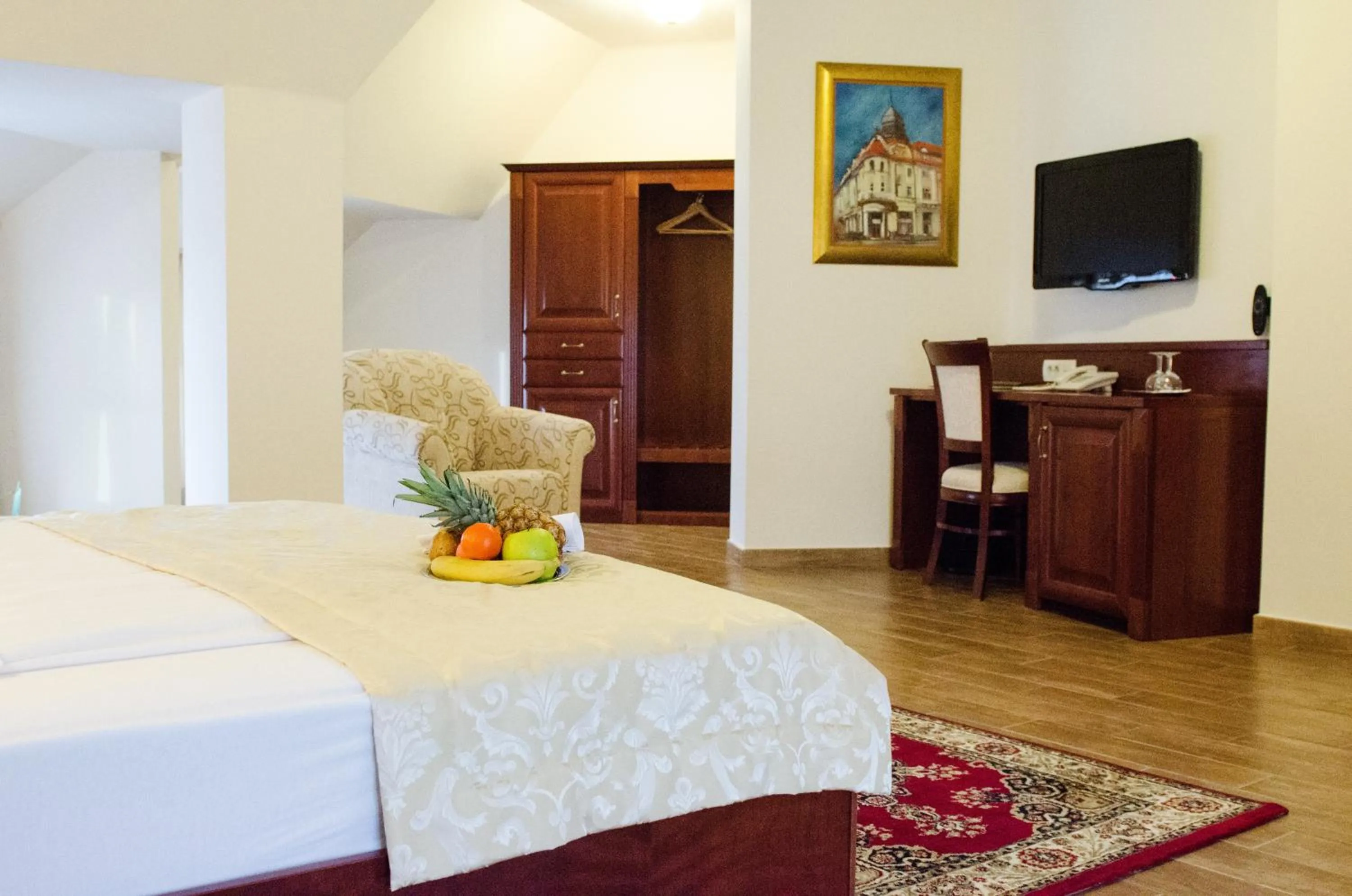 Bedroom, Bed in Hotel Dorottya