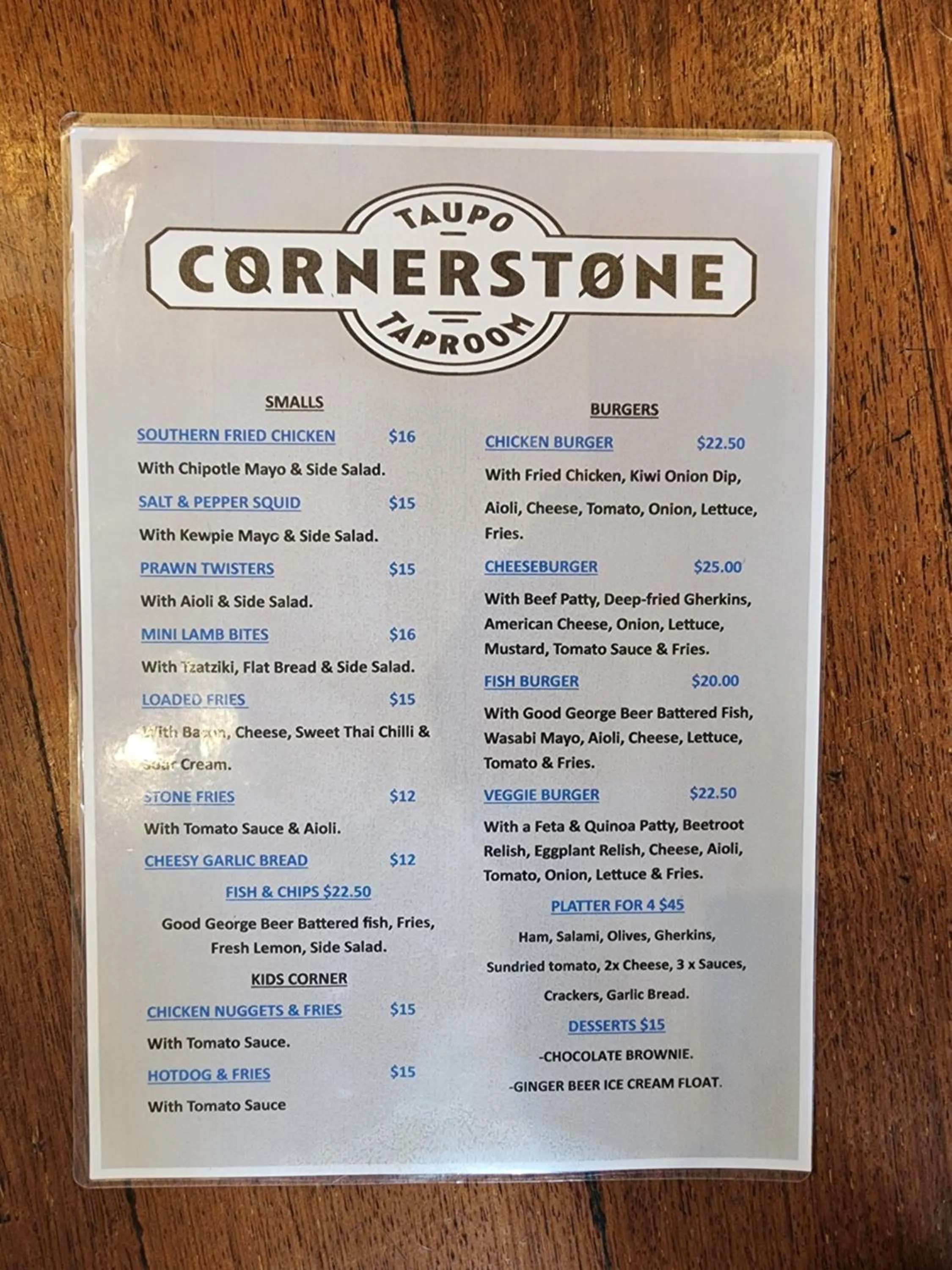 Restaurant/places to eat in Based by the Lake