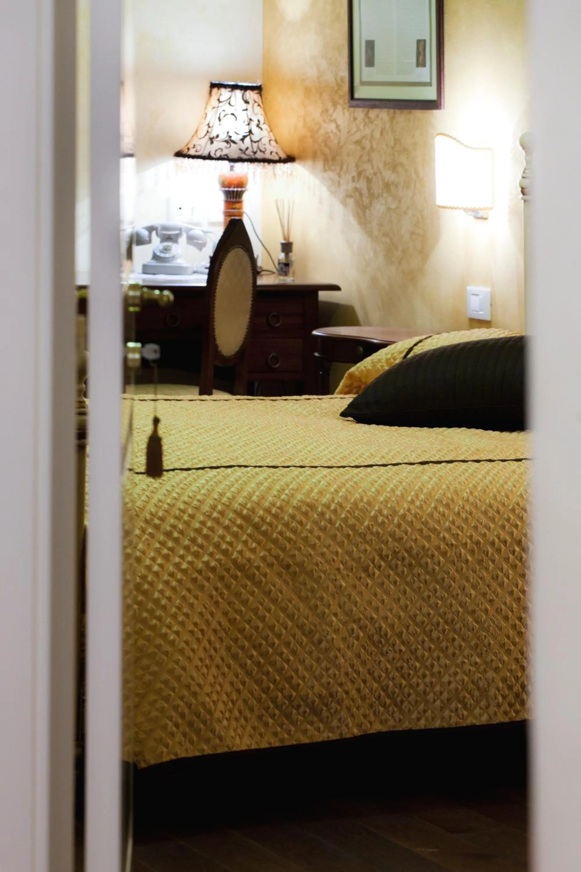 Decorative detail, Bed in La Portella