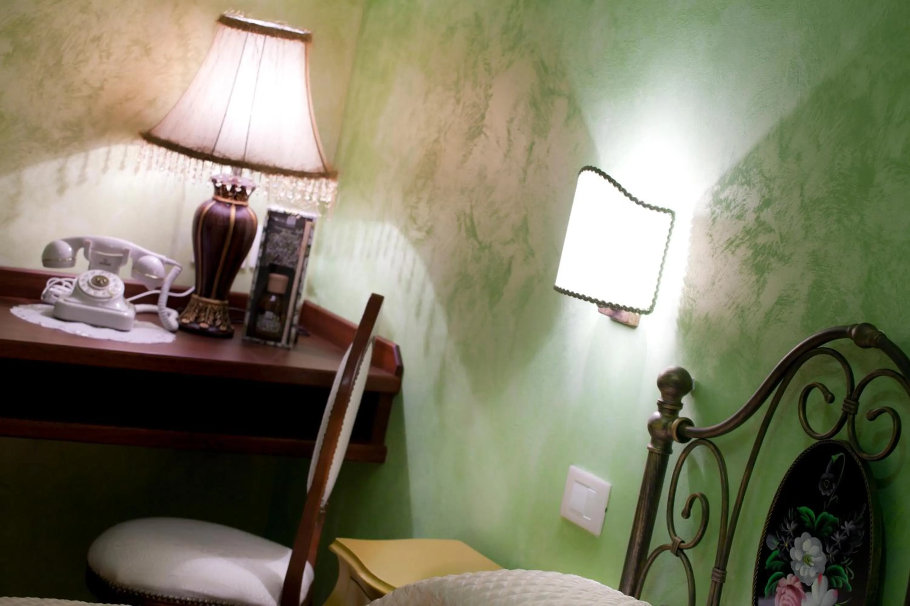 Decorative detail, Bed in La Portella