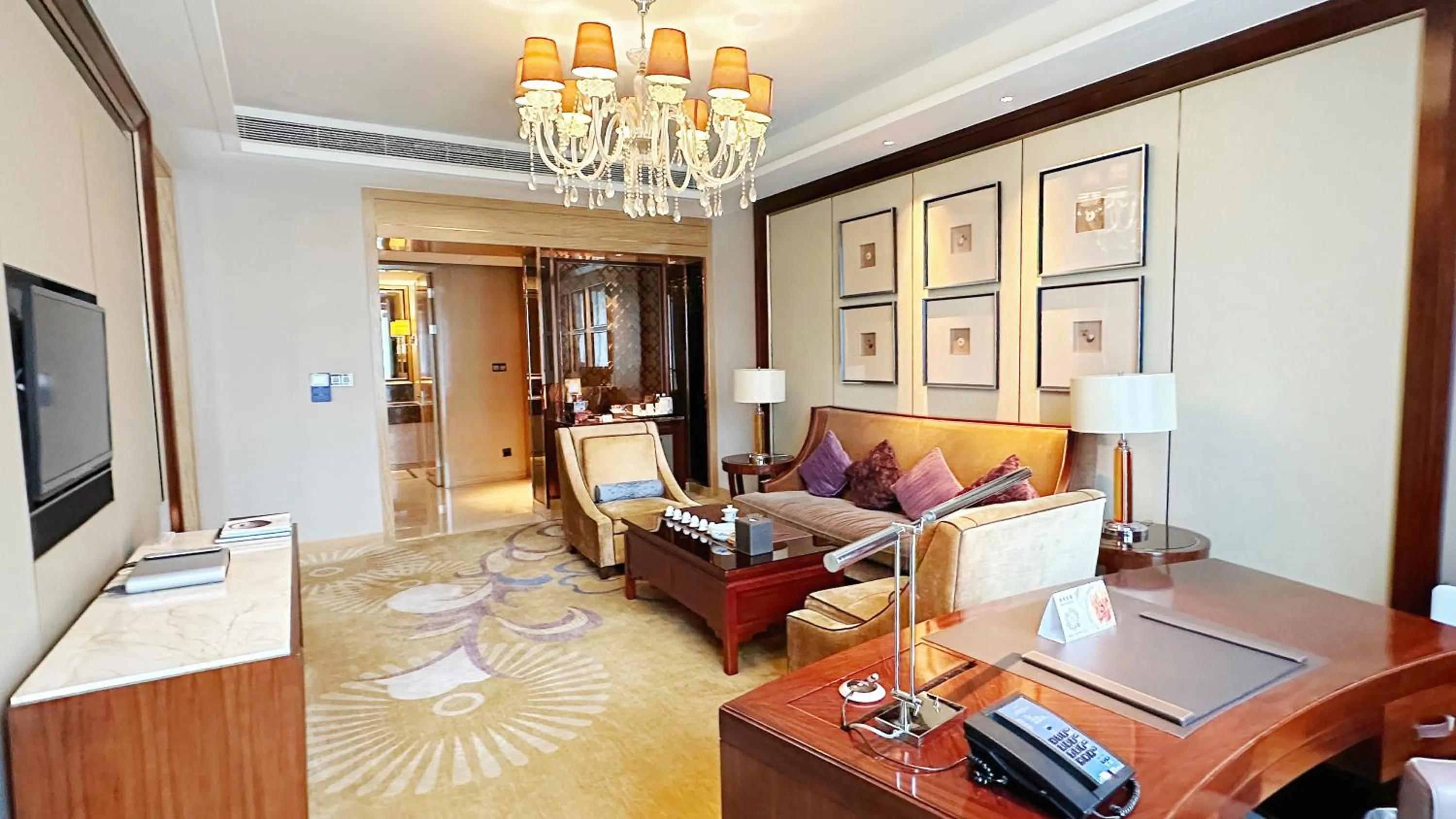 Living room in Wanda Realm Ningde