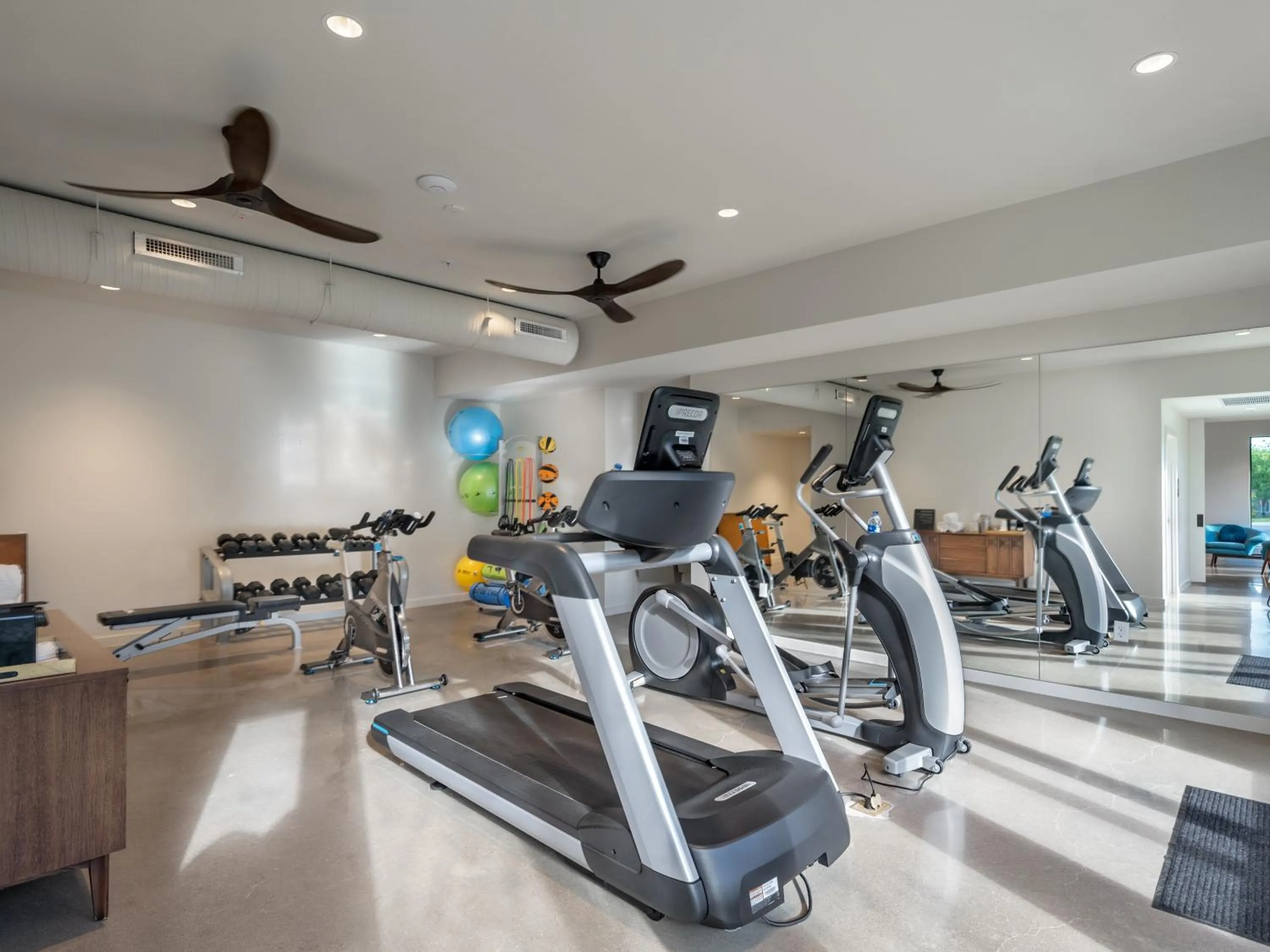 Fitness centre/facilities in The Ruby Hotel