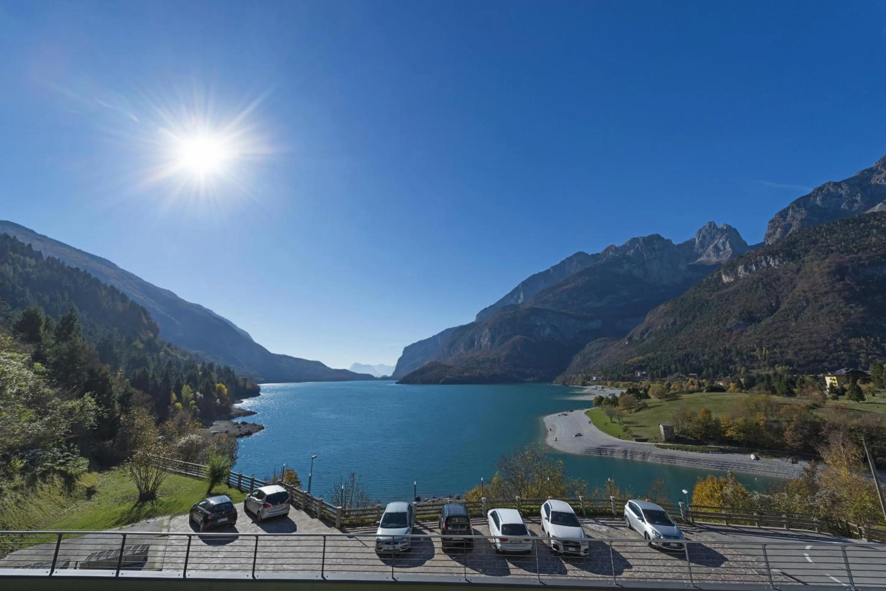 Lake view in Hotel Fontanella