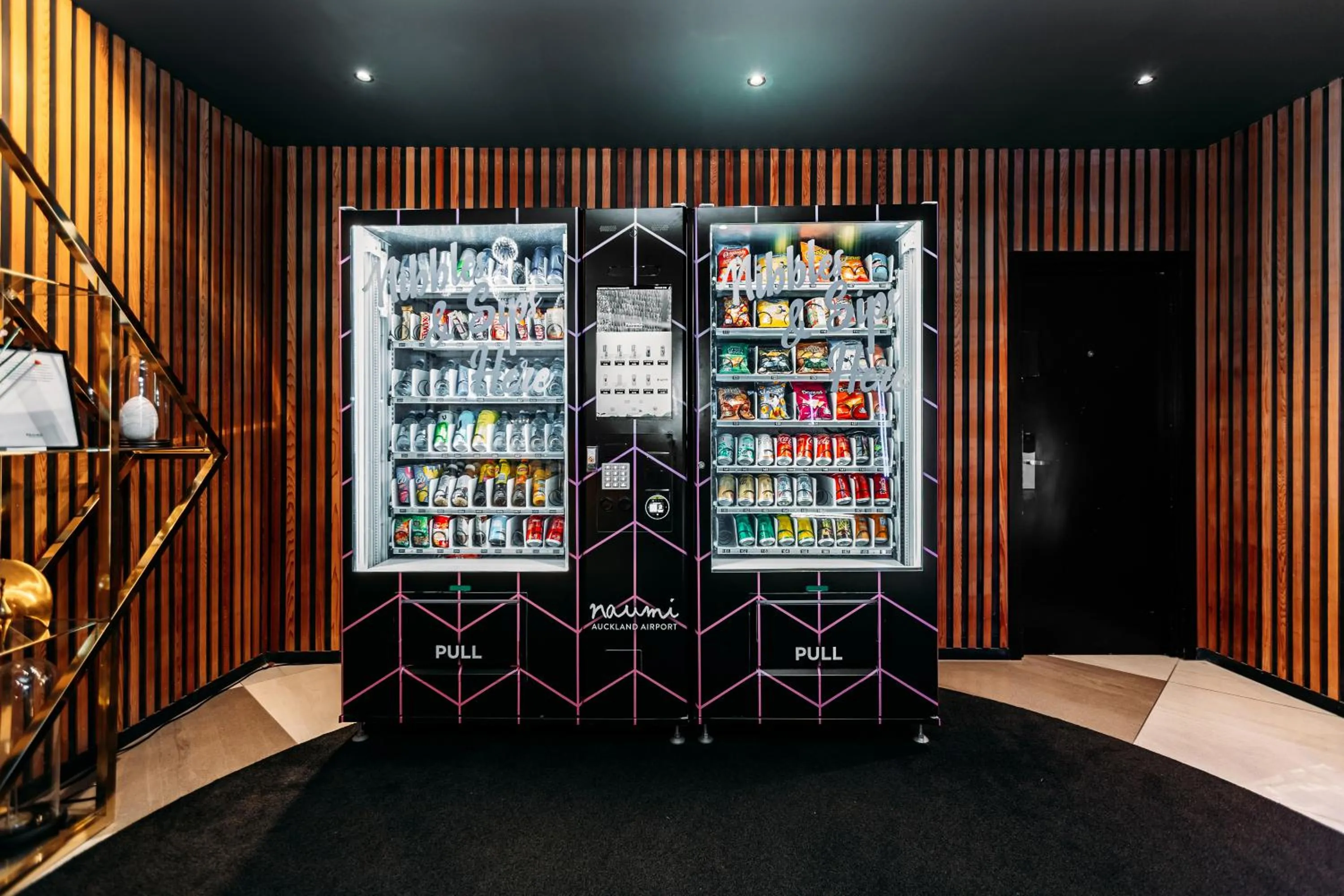 vending machine in Naumi Hotel Auckland Airport
