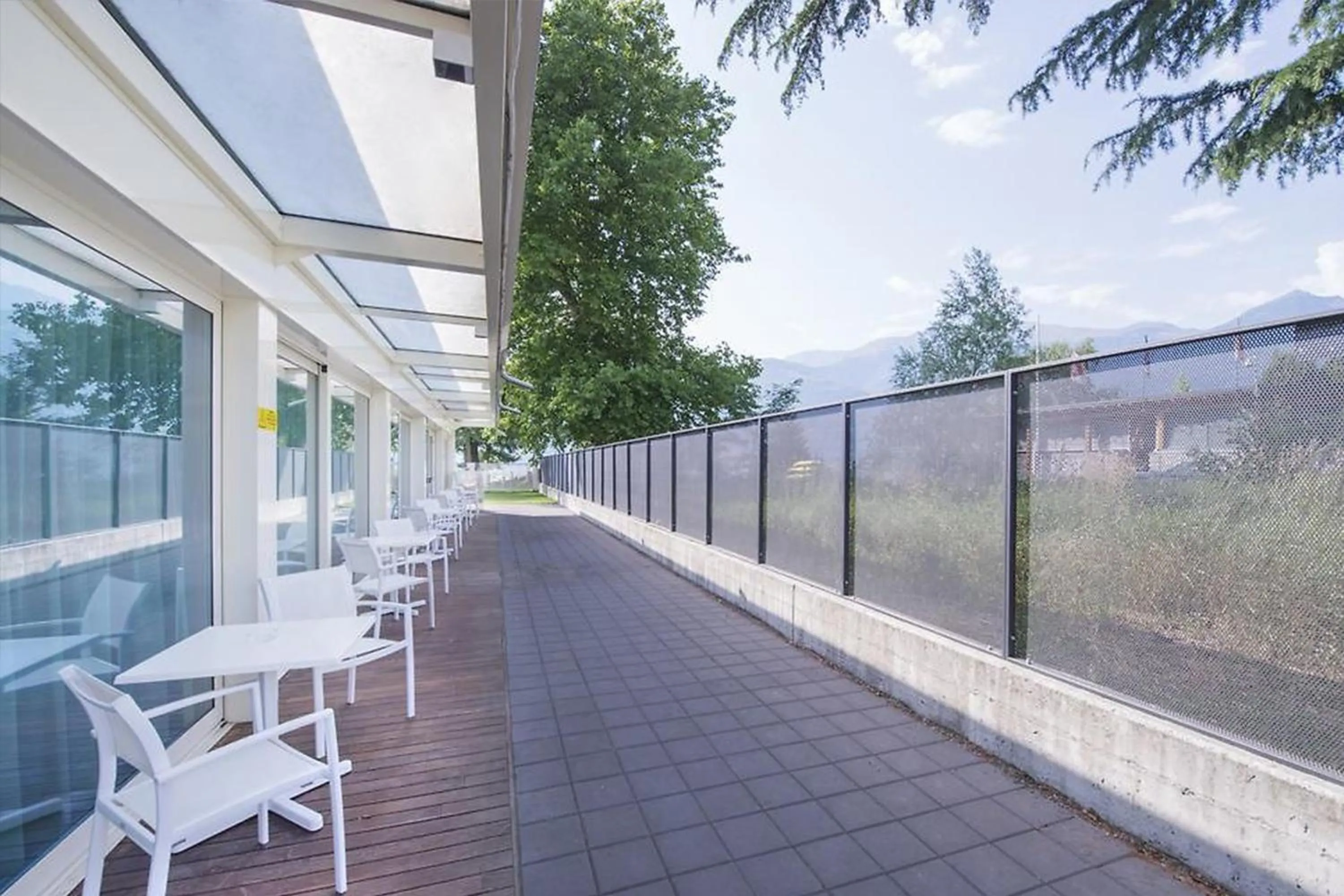 Patio in Seven Park Hotel Lake Como - Adults Only