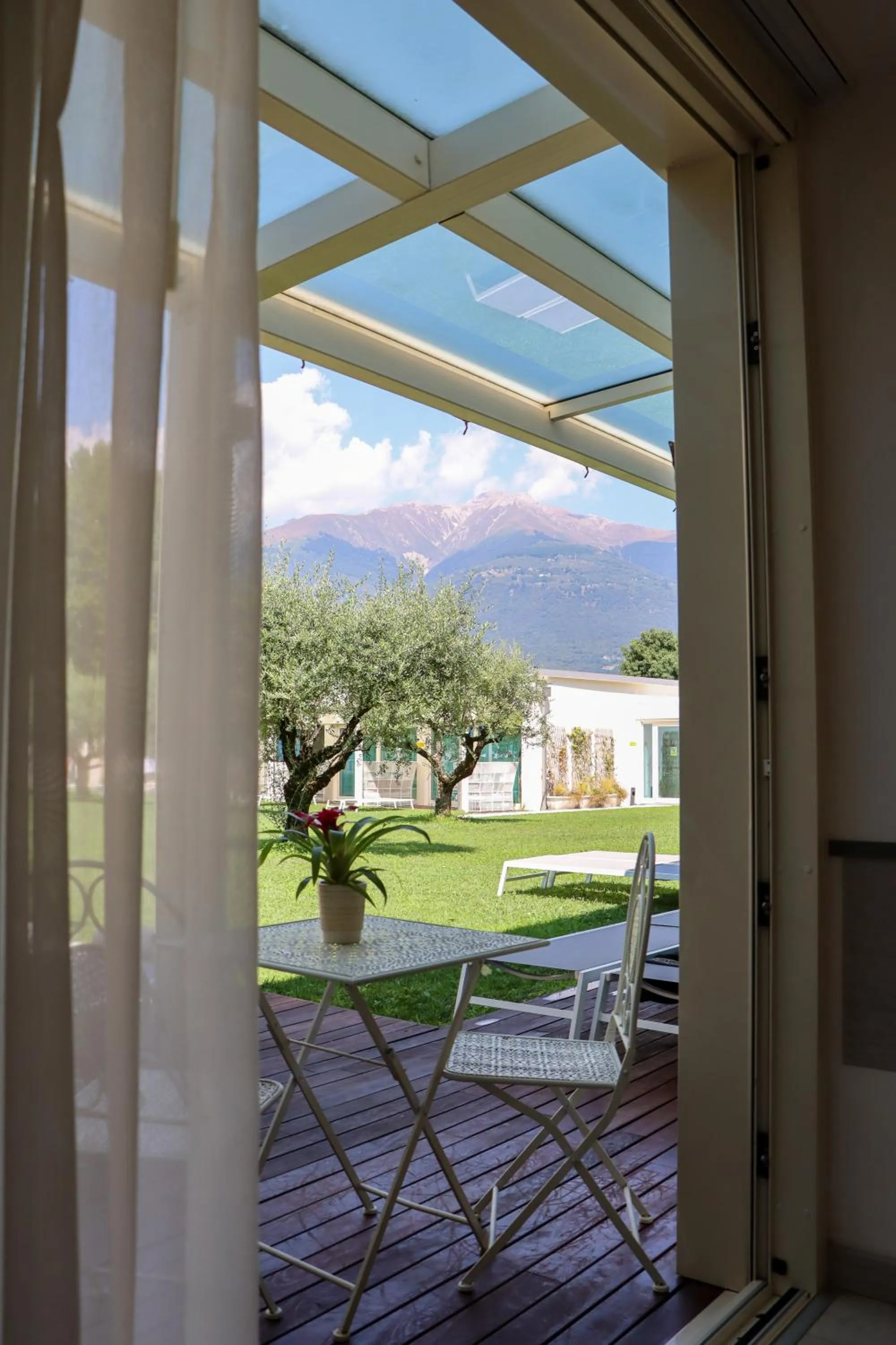 Patio in Seven Park Hotel Lake Como - Adults Only