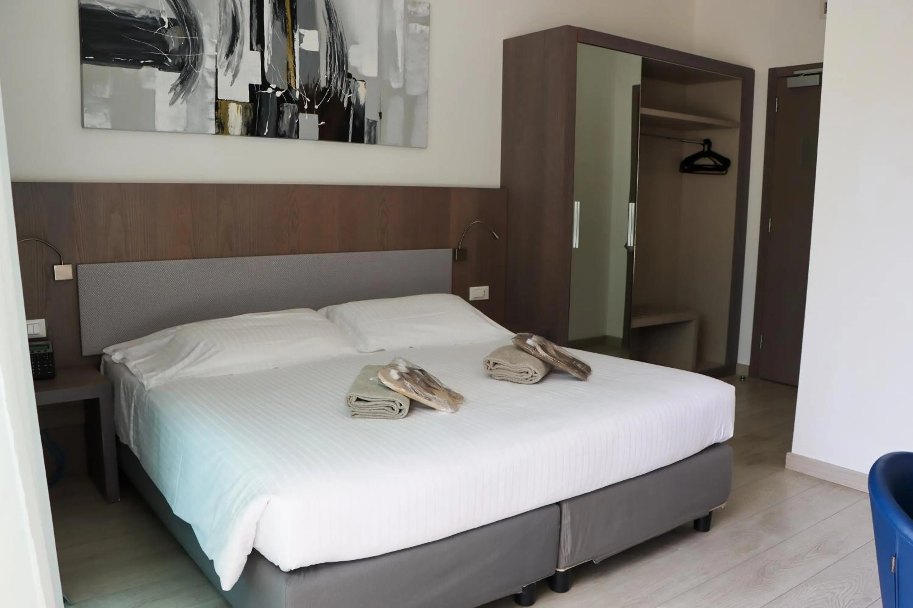 Bed in Seven Park Hotel Lake Como - Adults Only