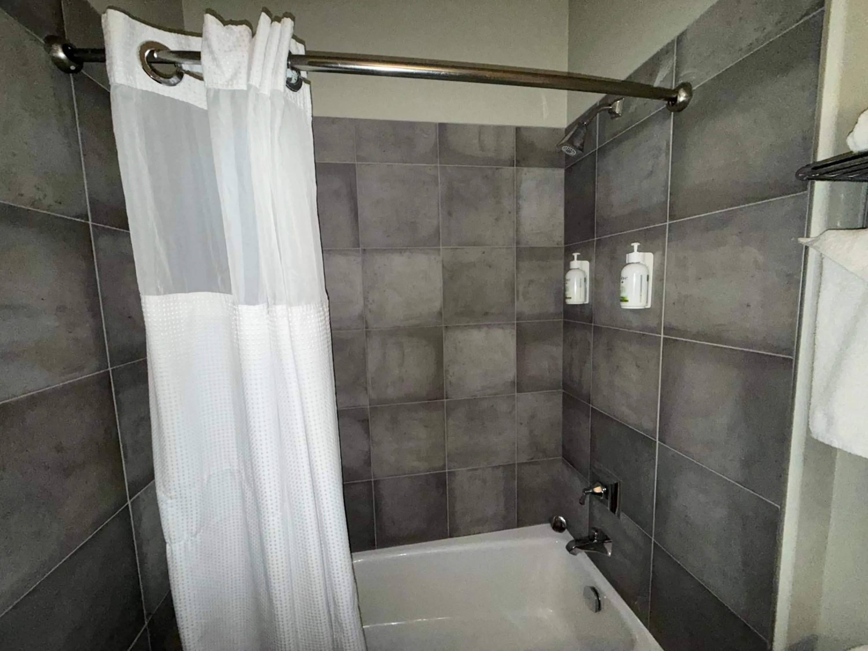 Bathroom in Super 8 by Wyndham Fort St. John BC