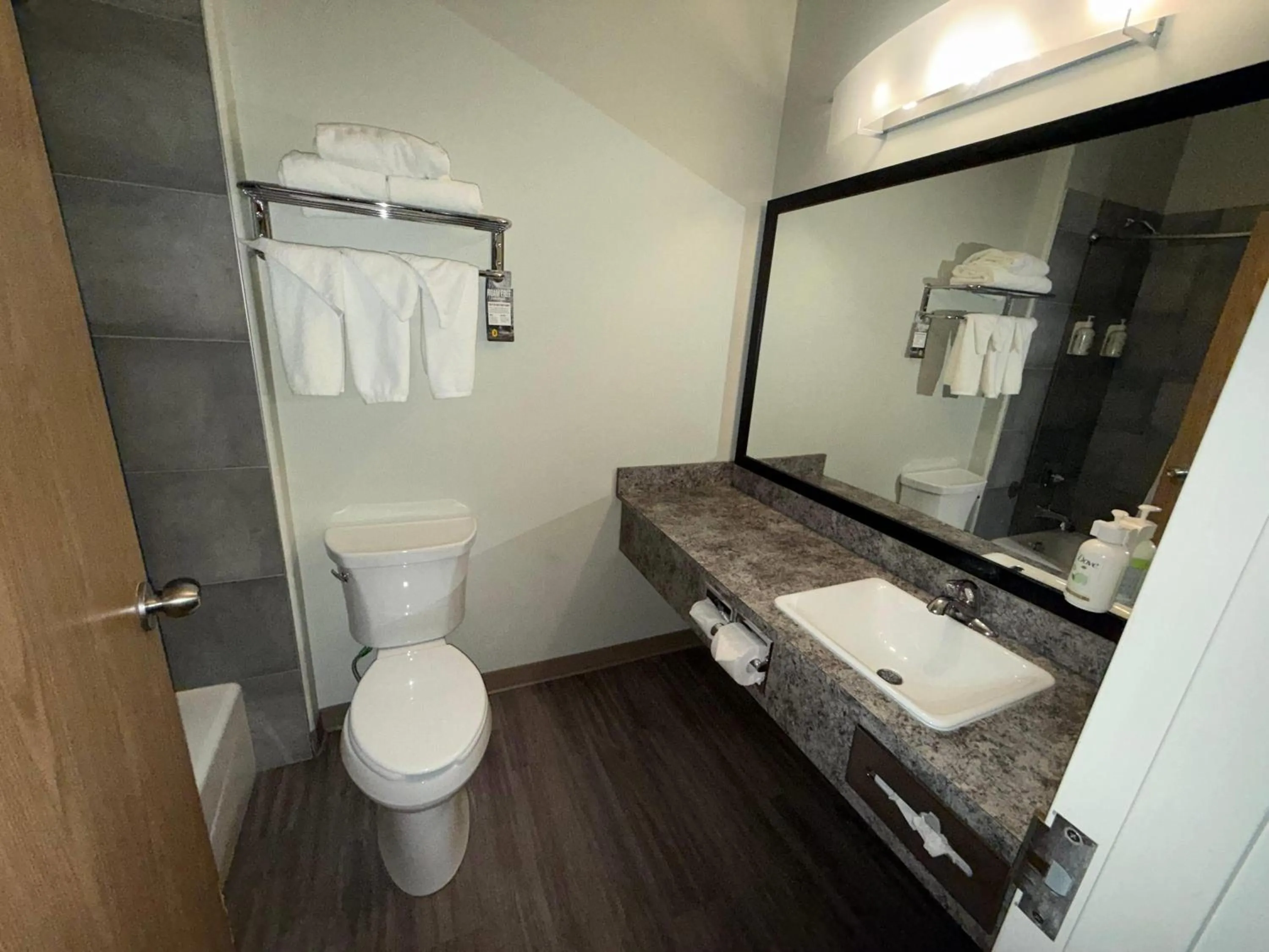Bathroom in Super 8 by Wyndham Fort St. John BC