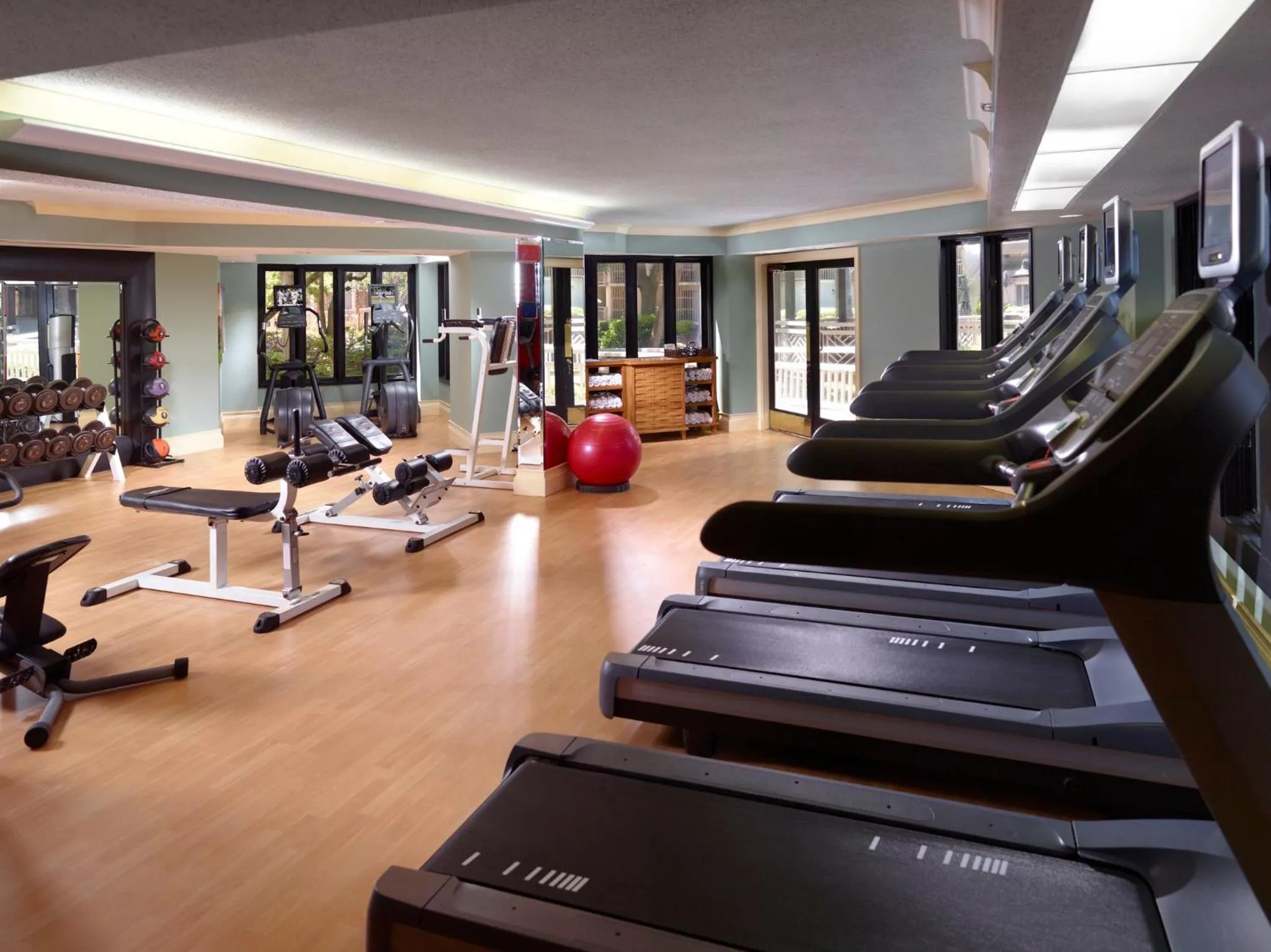 Fitness centre/facilities in Omni Hilton Head Oceanfront Resort
