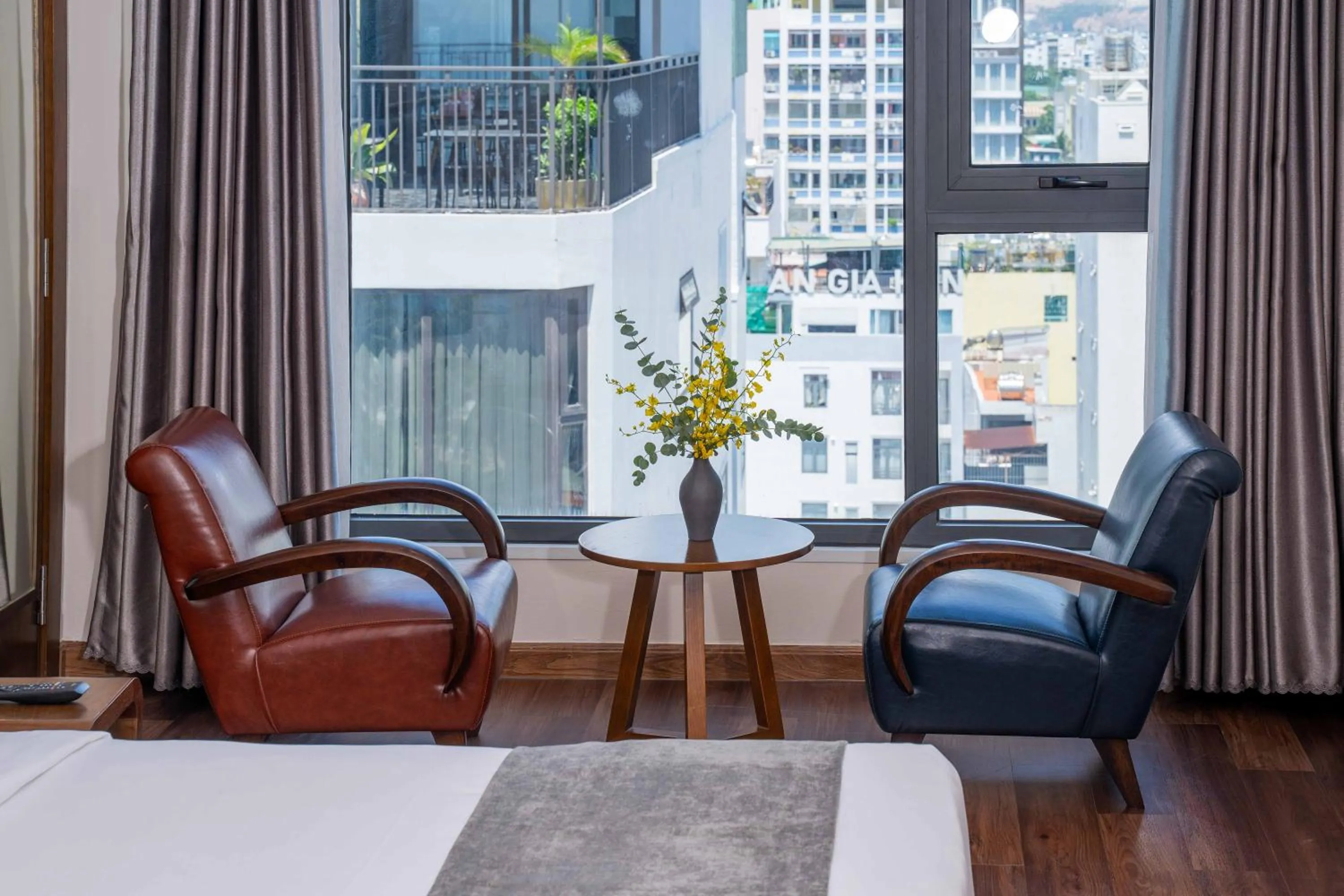 Bed in DTX Hotel Nha Trang