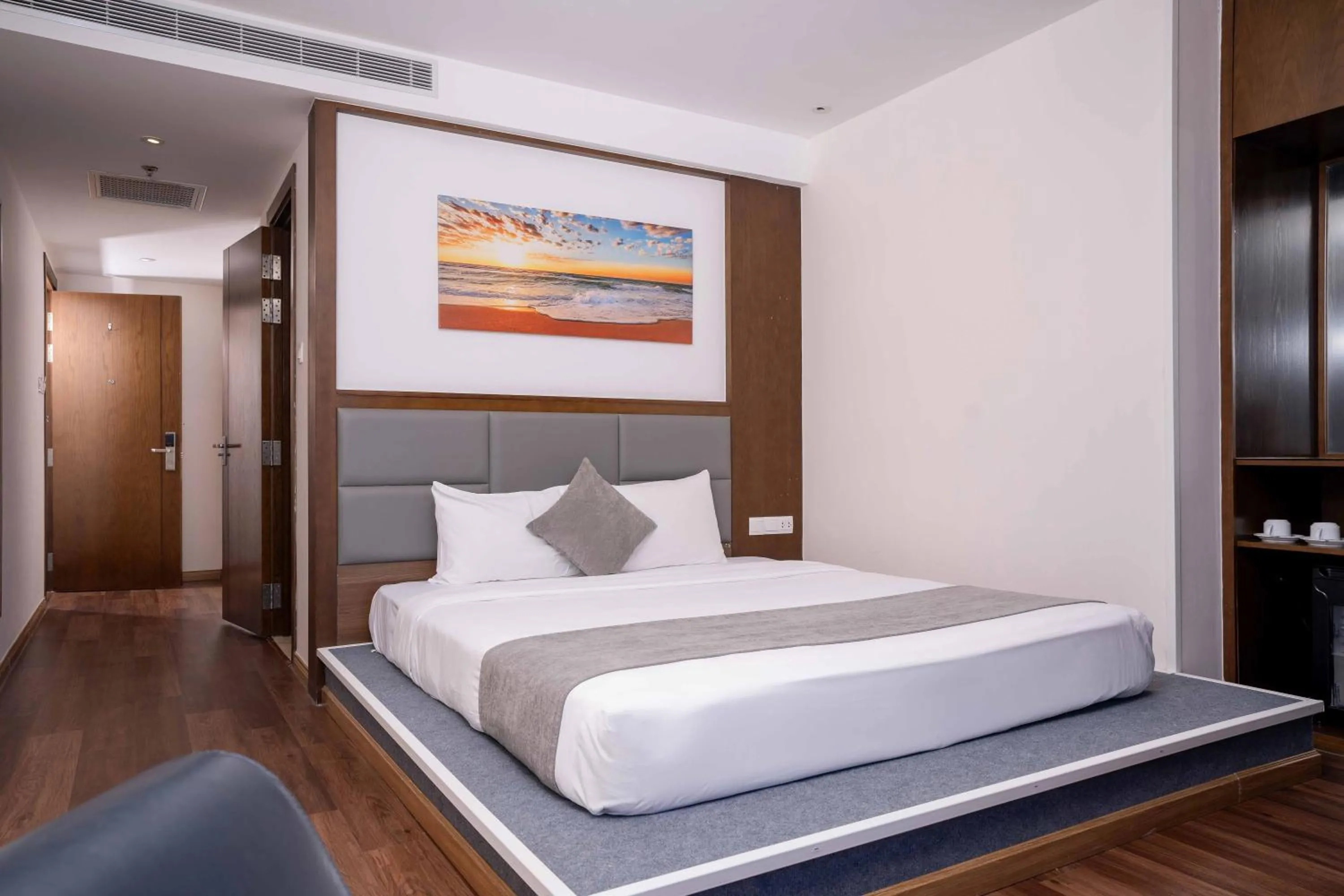 Bed in DTX Hotel Nha Trang