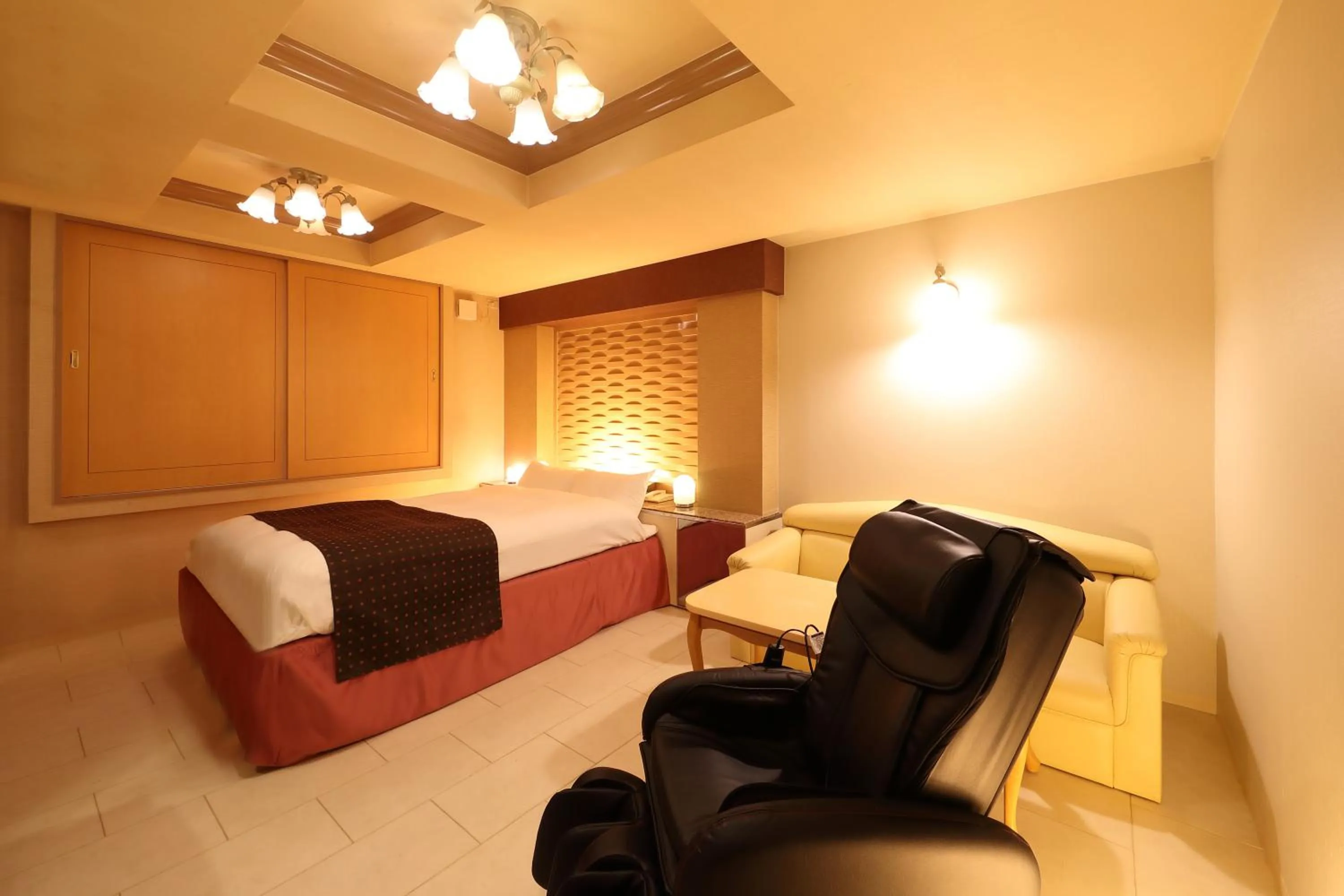 Photo of the whole room, Bed in Hotel Fine Olive Kyoto Yamashina (Adult Only)