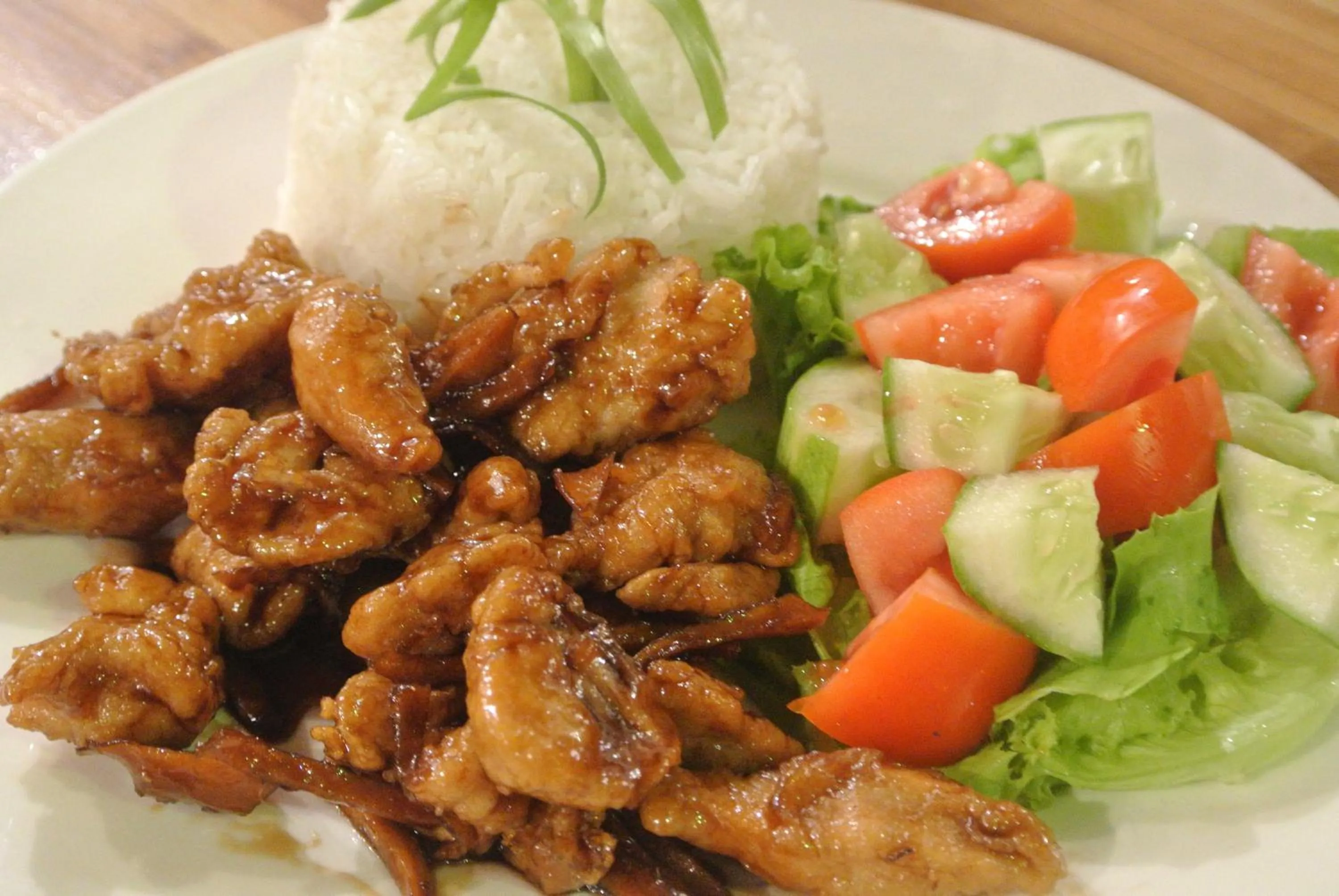 Food close-up in Tongatok Cliff Resort