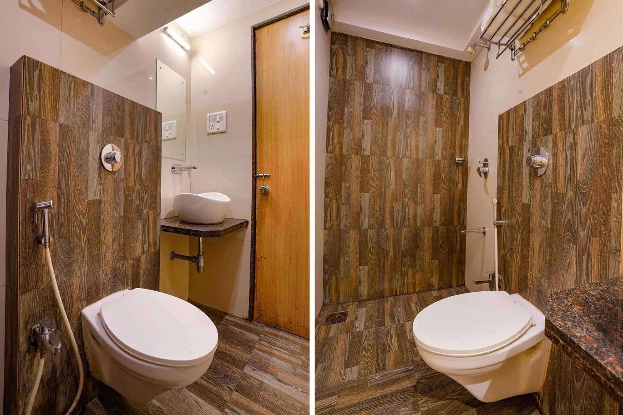 Bathroom in FabHotel Starwood Residency - 100M From Dr DY Patil Stadium