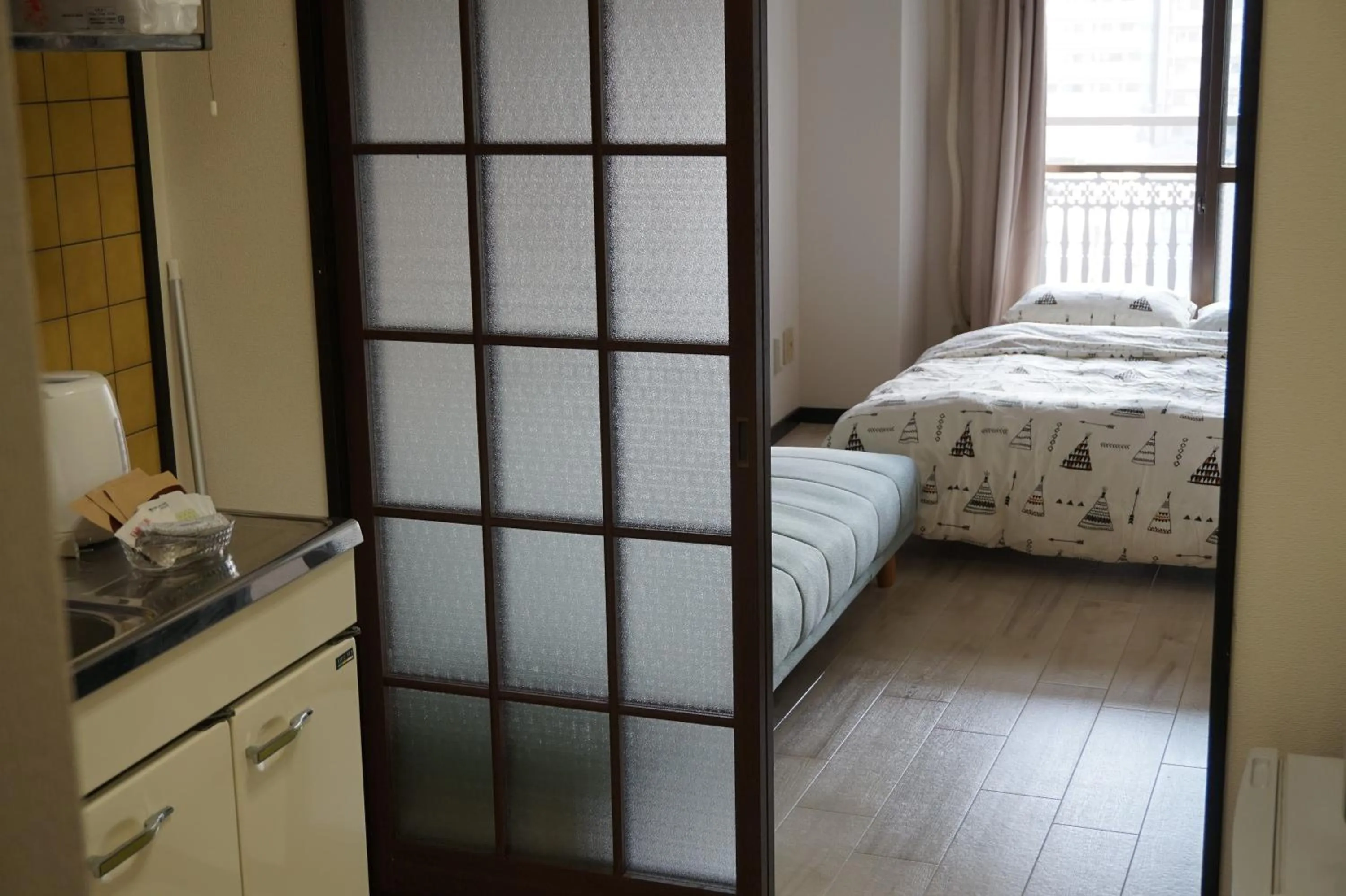 Photo of the whole room, Bed in CUBIC.30