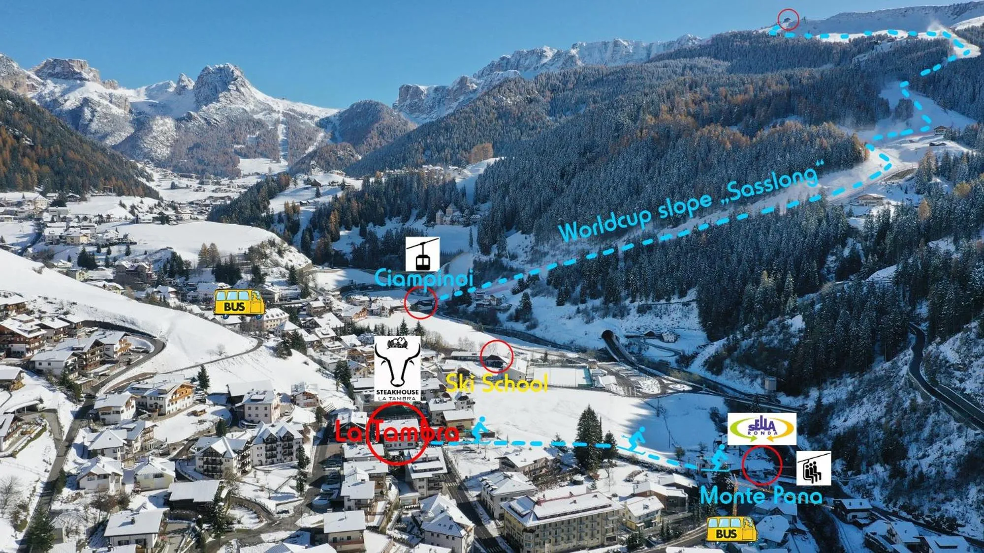 On site in La Tambra - Residence - Central with Restaurant