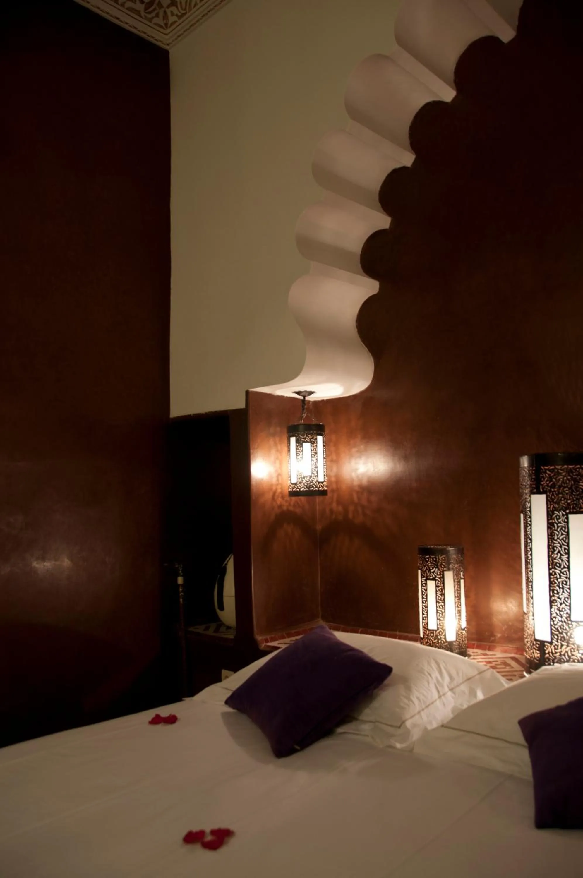 Bed in Riad Granvilier