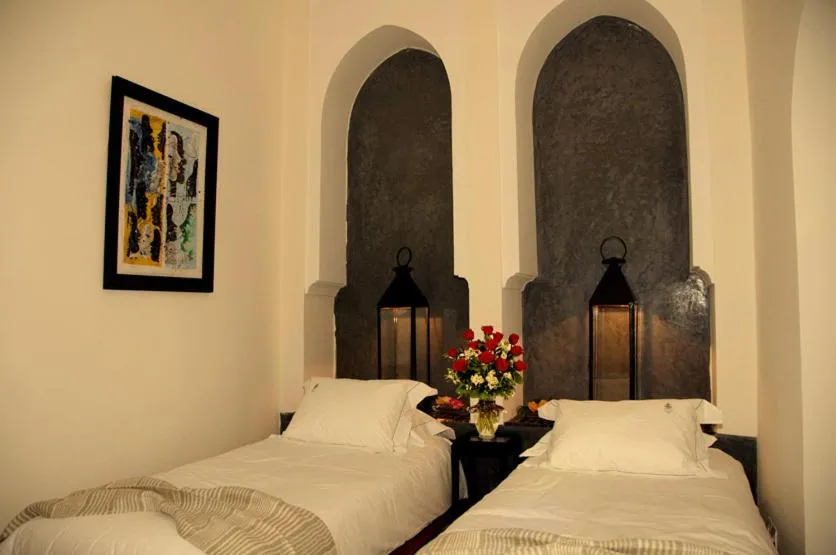 Bed in Riad Granvilier