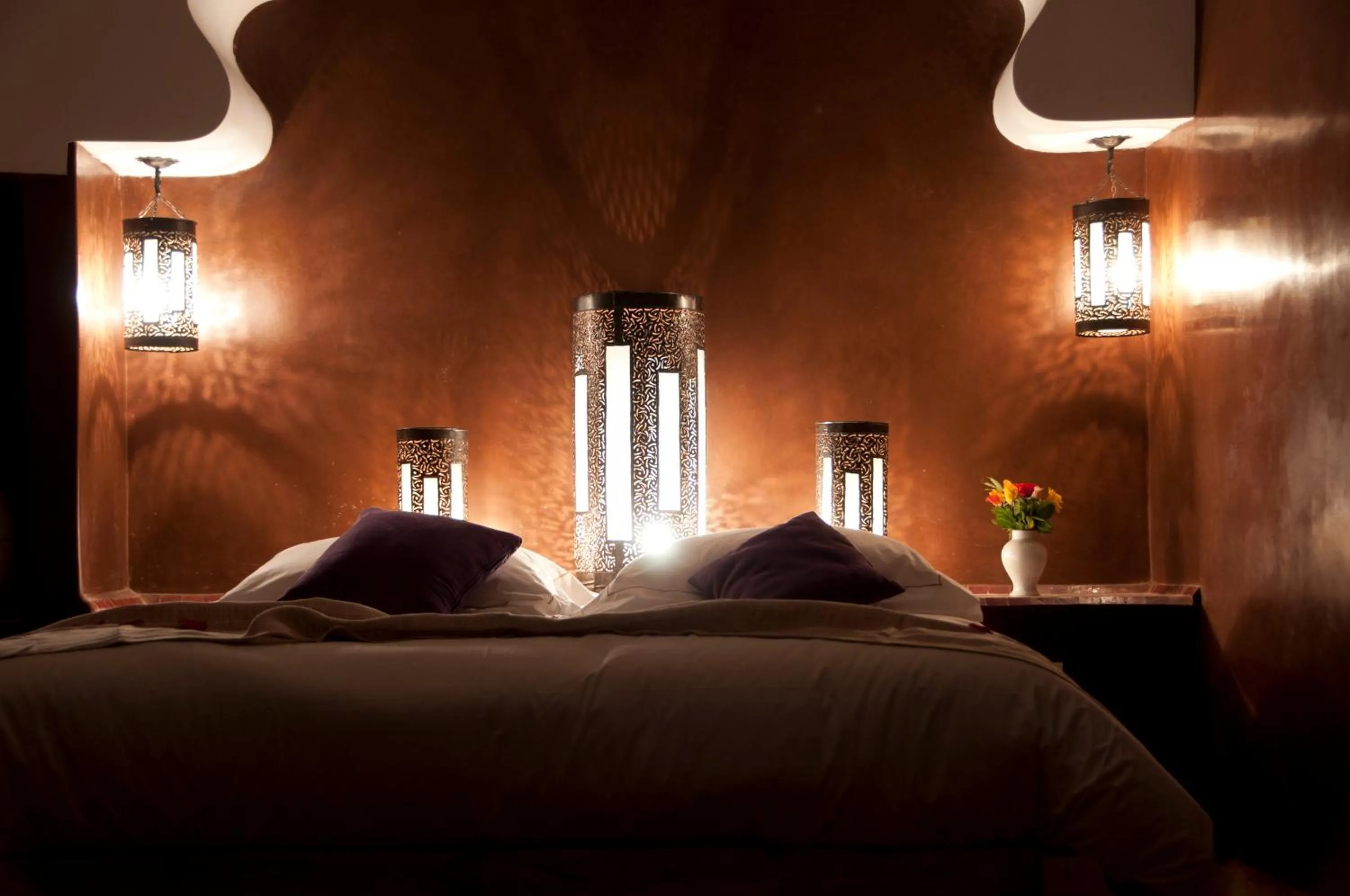 Bed in Riad Granvilier