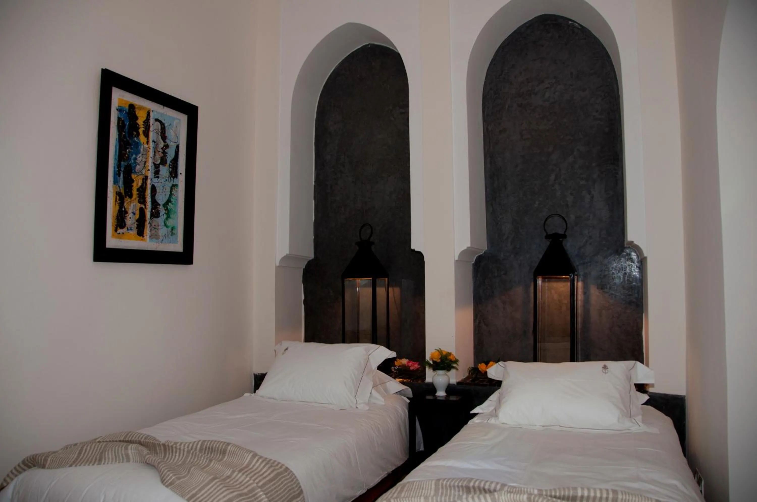 Bed in Riad Granvilier